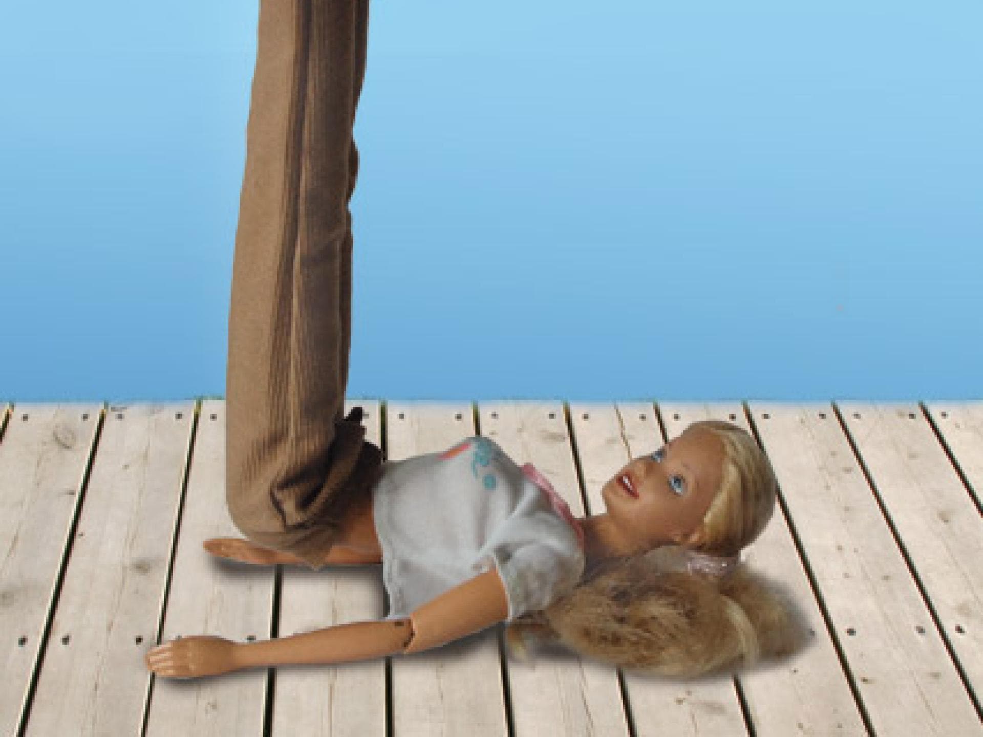 Fitnessübung für die unteren Bauchmuskeln