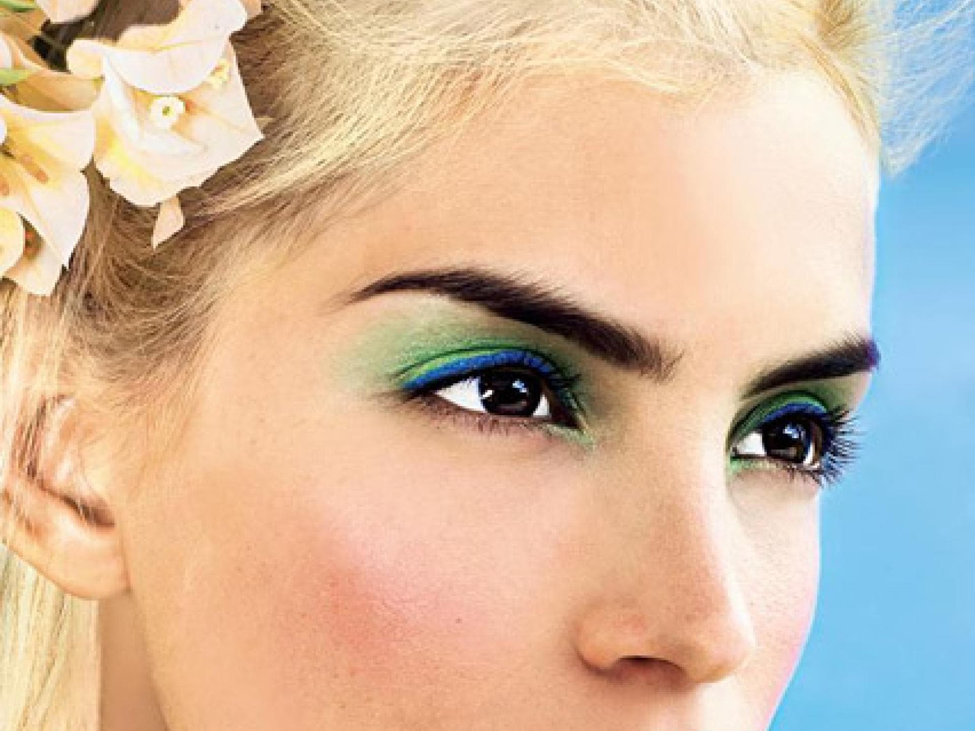 Blaue Lagune Make-up