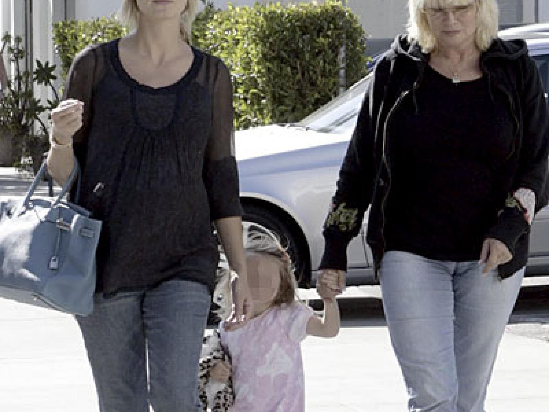 Heidi Klum mit ihrer Mutter und Tochter