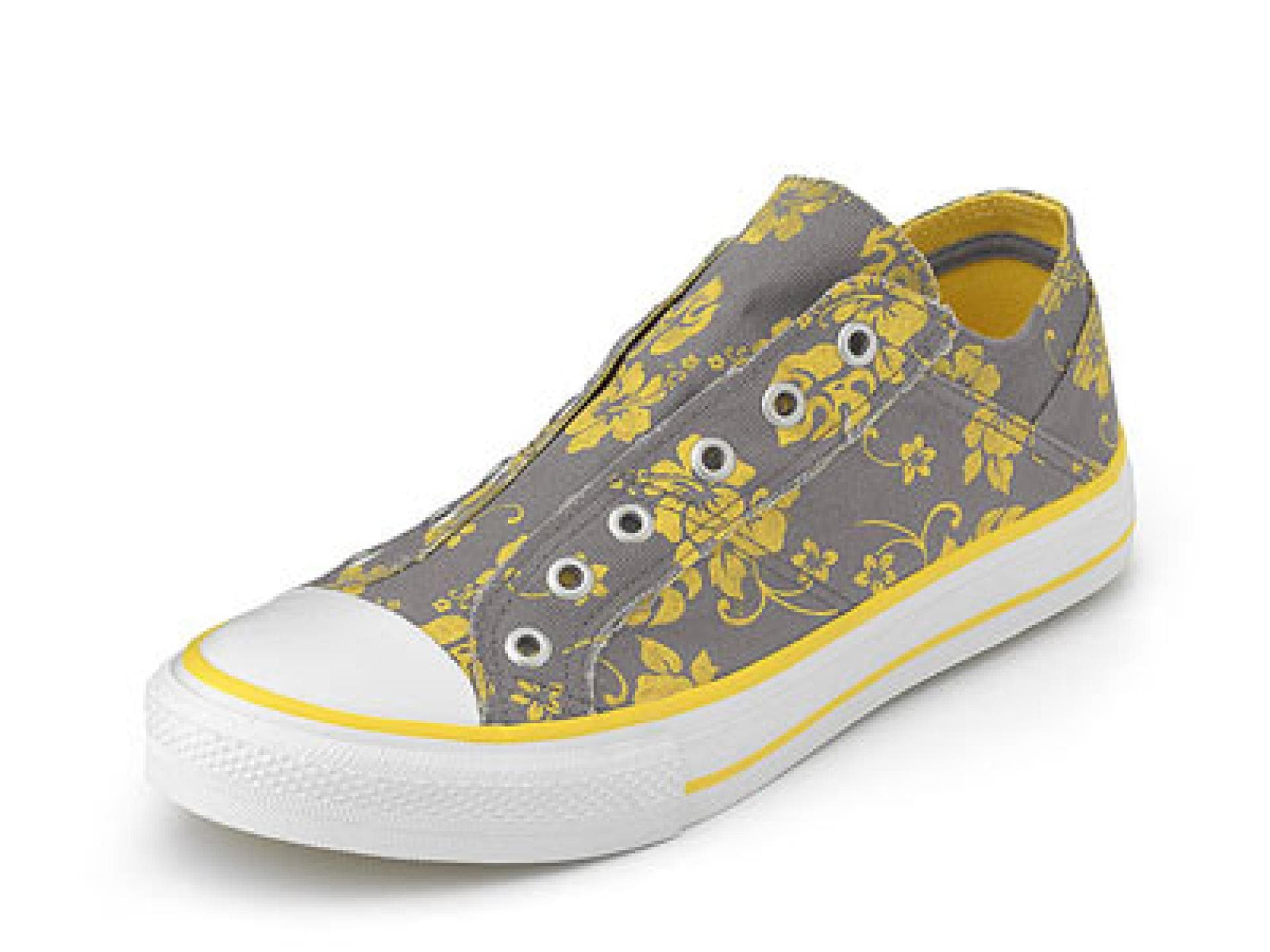 Venice Chucks mit Blütendruck