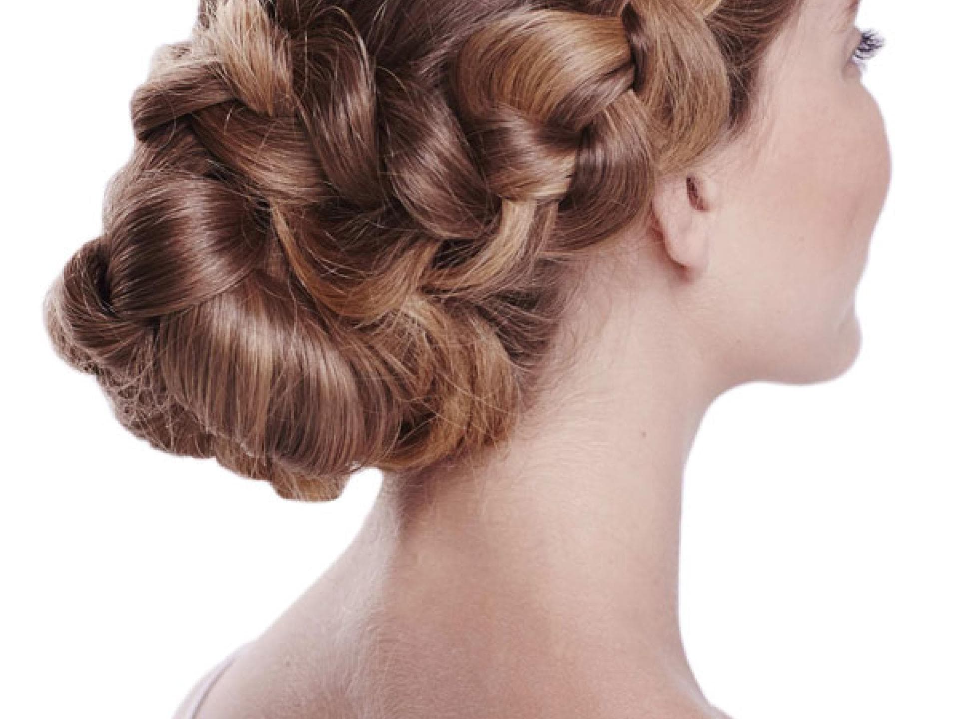 Low Braided Bun Hairstyles Low Braided Bun Hairstyles