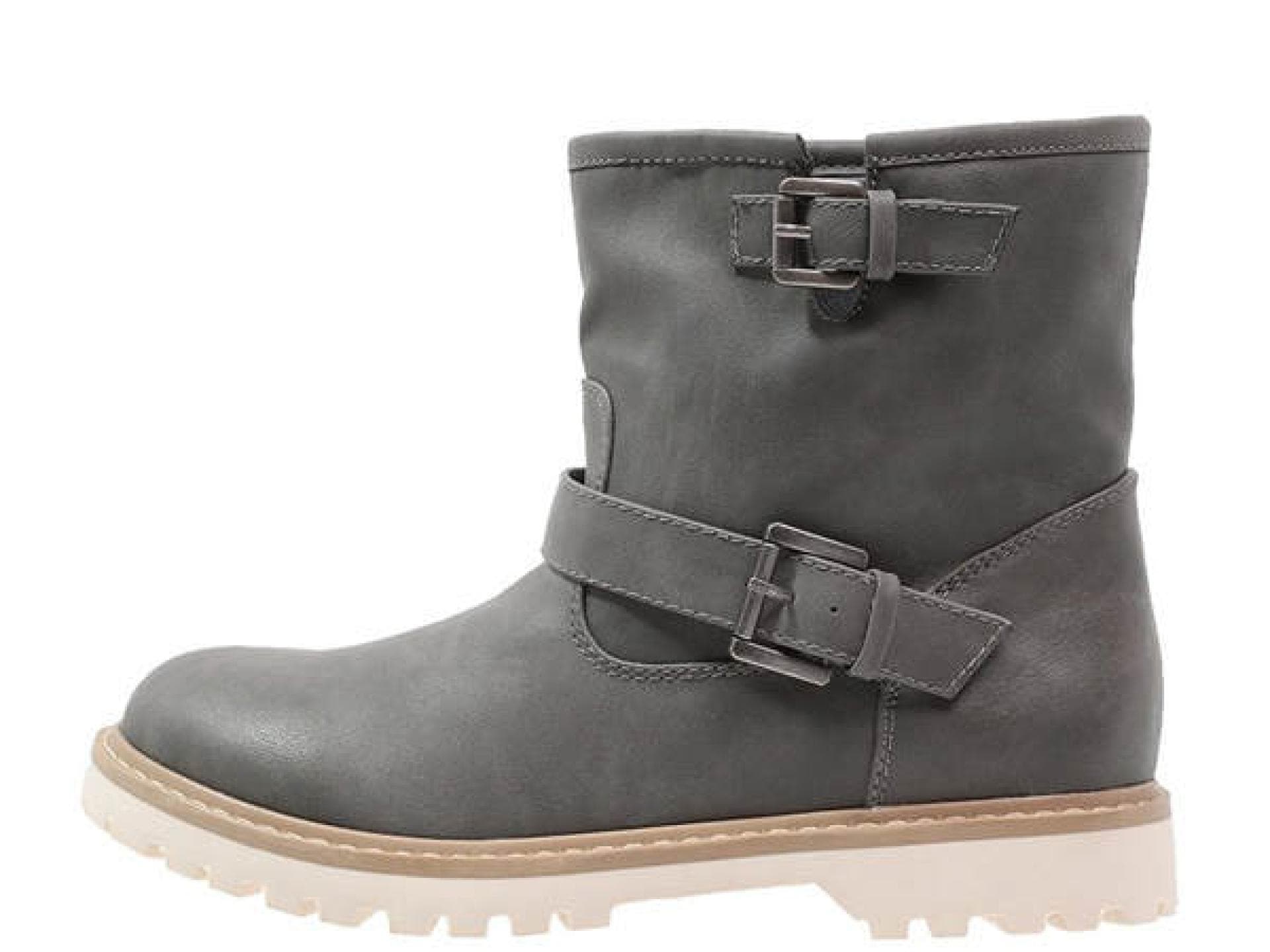 Graue Bikerboots von Even & Odd