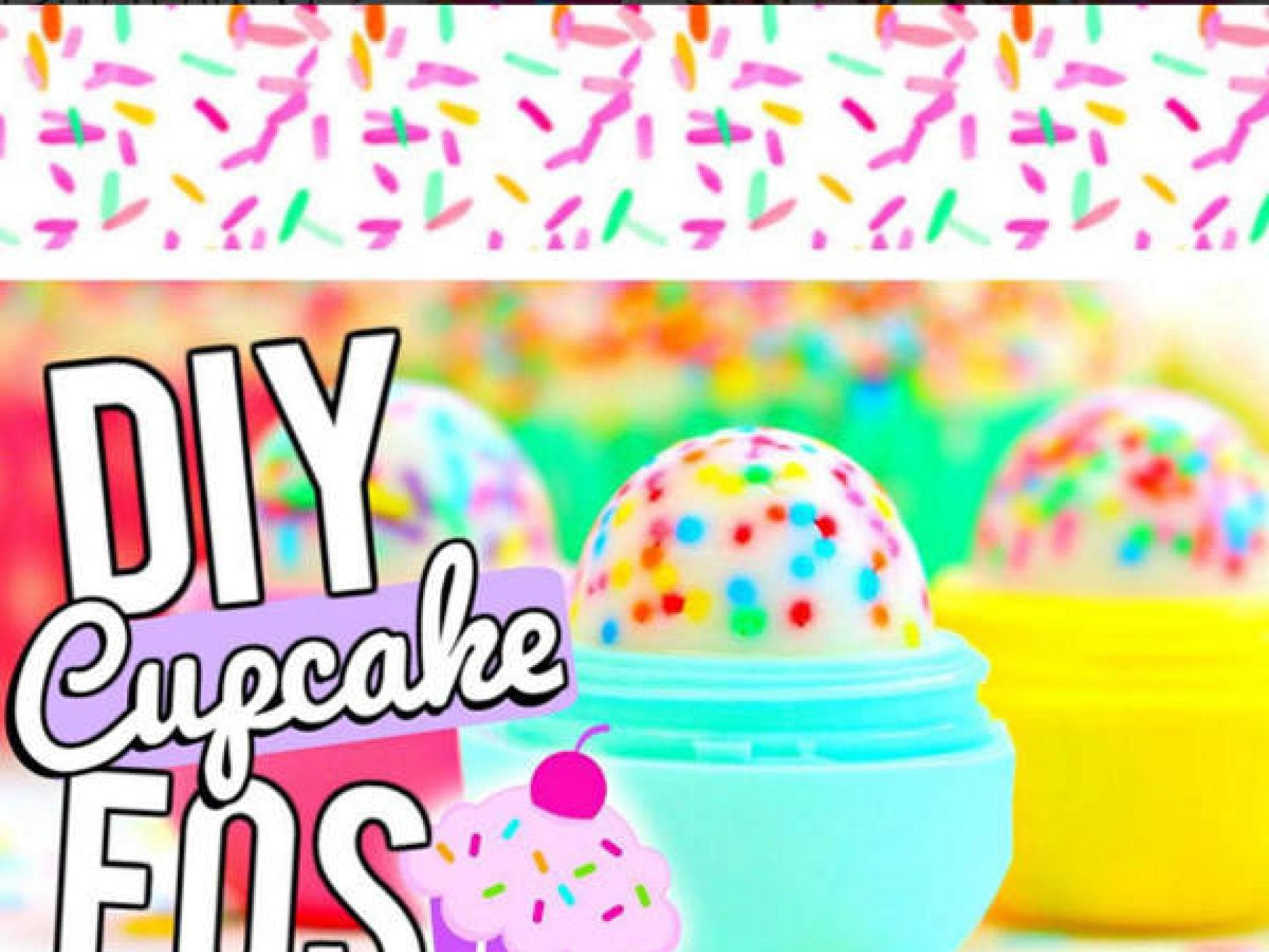 Cupcake eos Lip balm selbermachen Cupcake eos Lip balm selbermachen