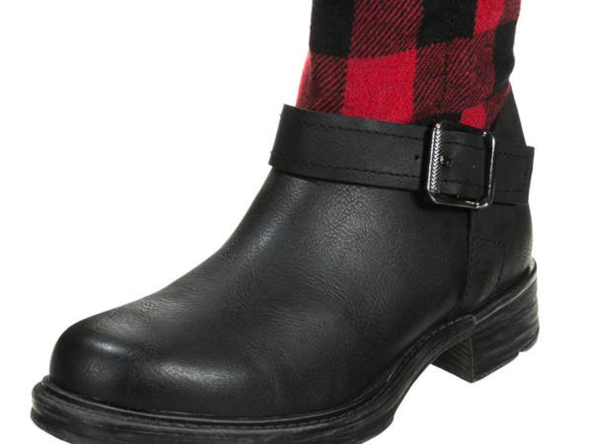 Boots mit Karo-Muster von Tamaris