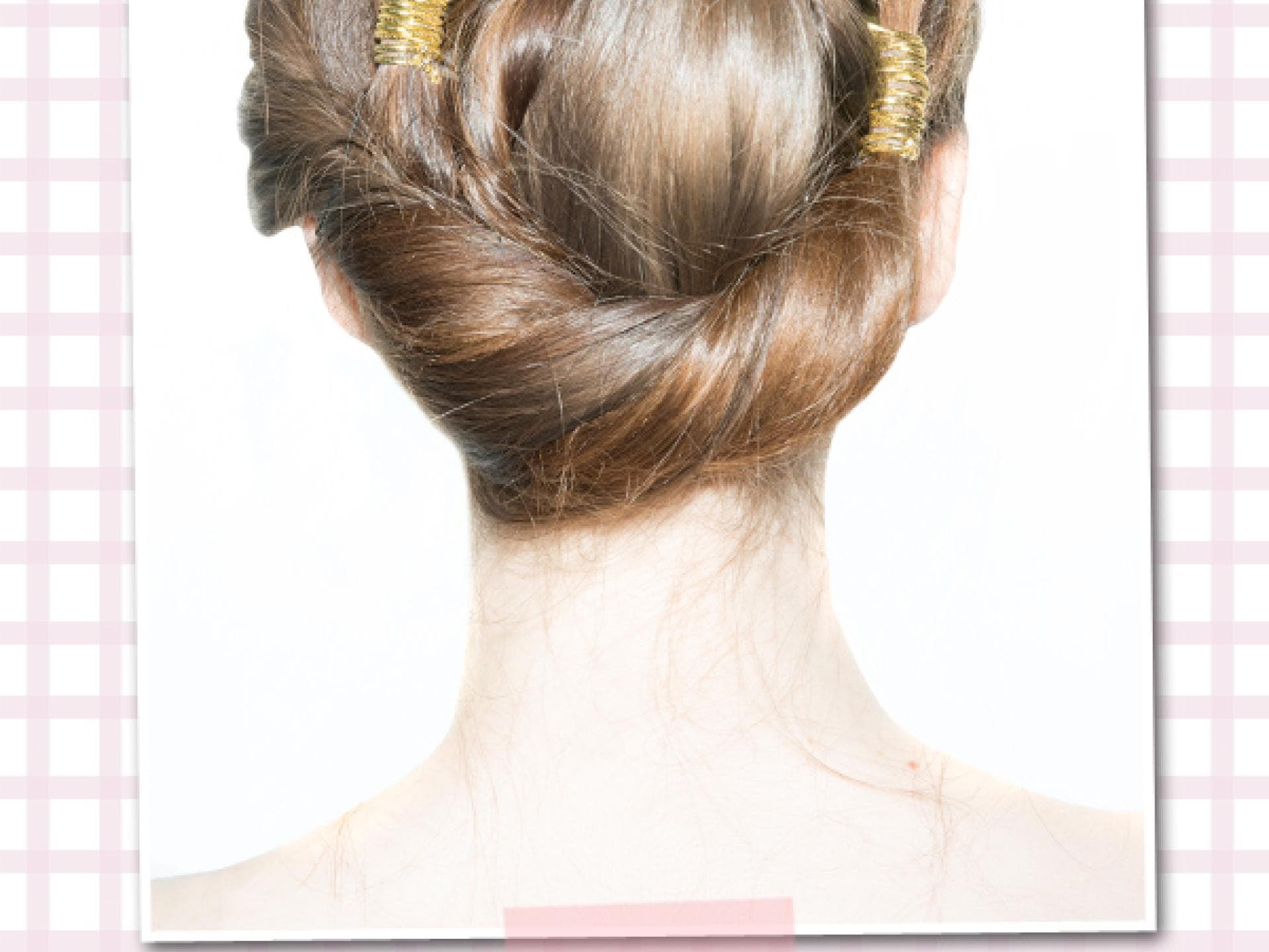 Gezwirbelte Flechtfrisur: Step 2