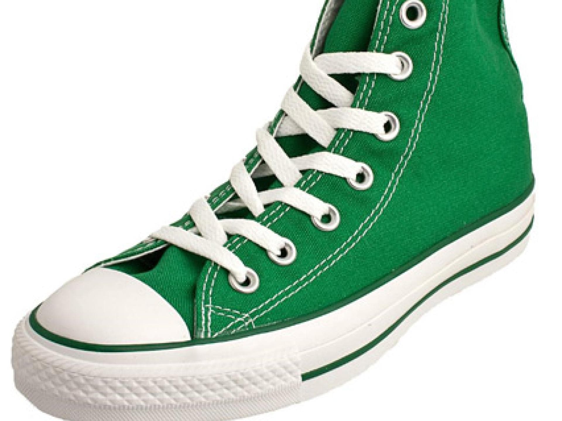 Grüne Chucks von Converse