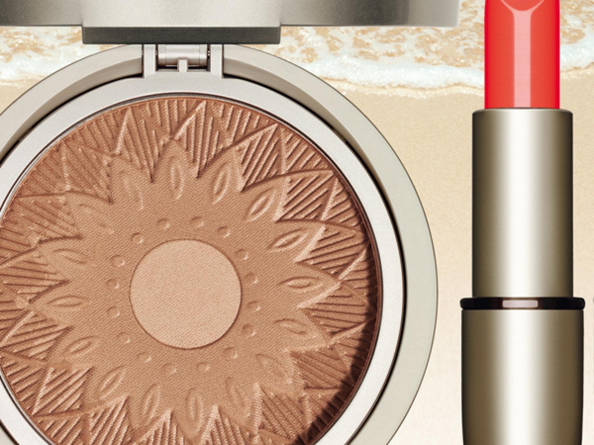 Sun Kissed Bronzing Powder & Perfect Color Lipstick