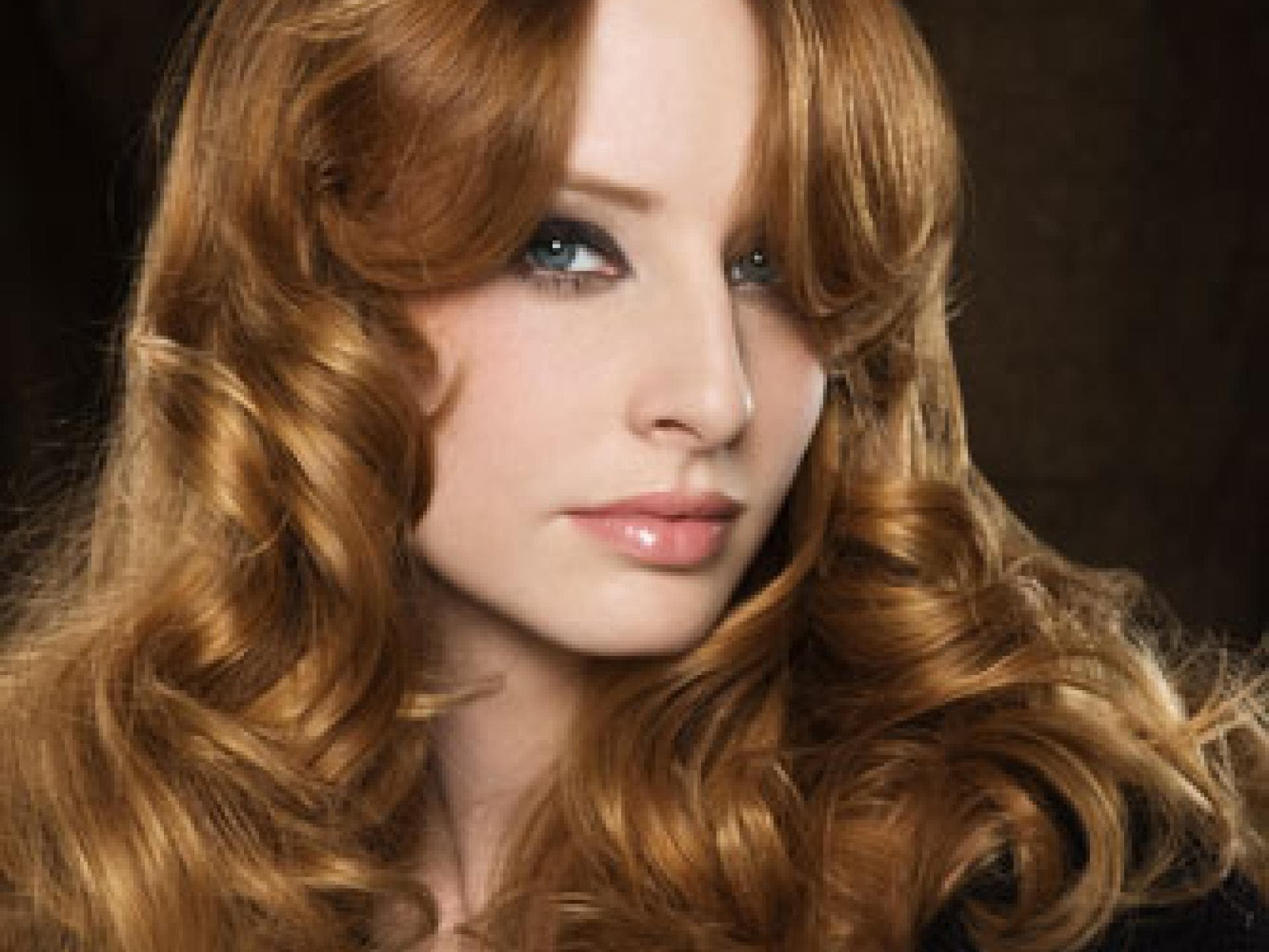 Glamouröse Locken für langes Haar