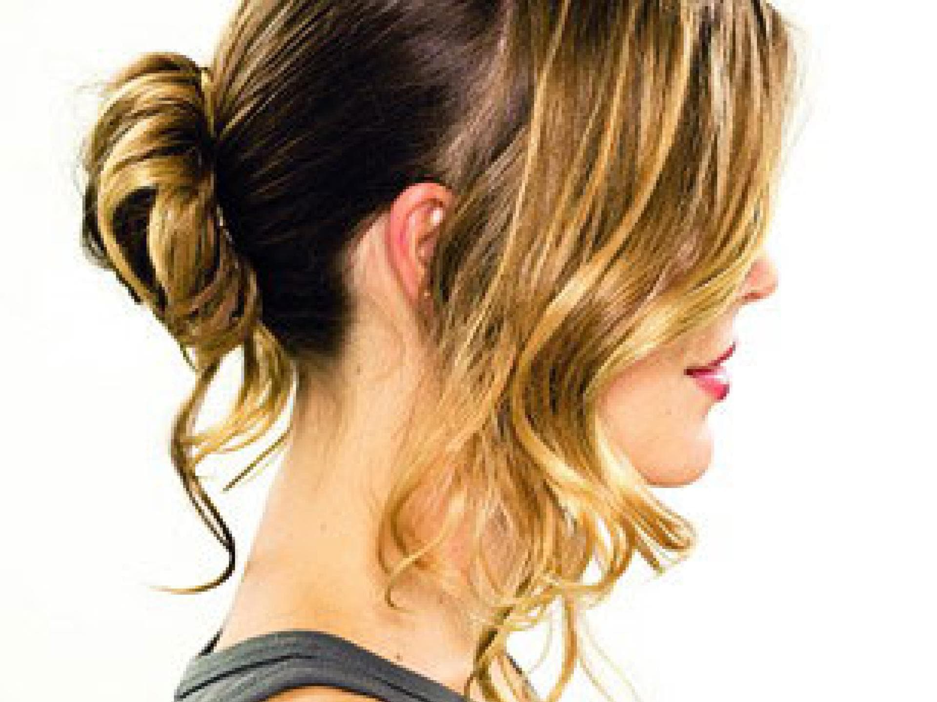 1. Querscheitel und lockerer Knoten