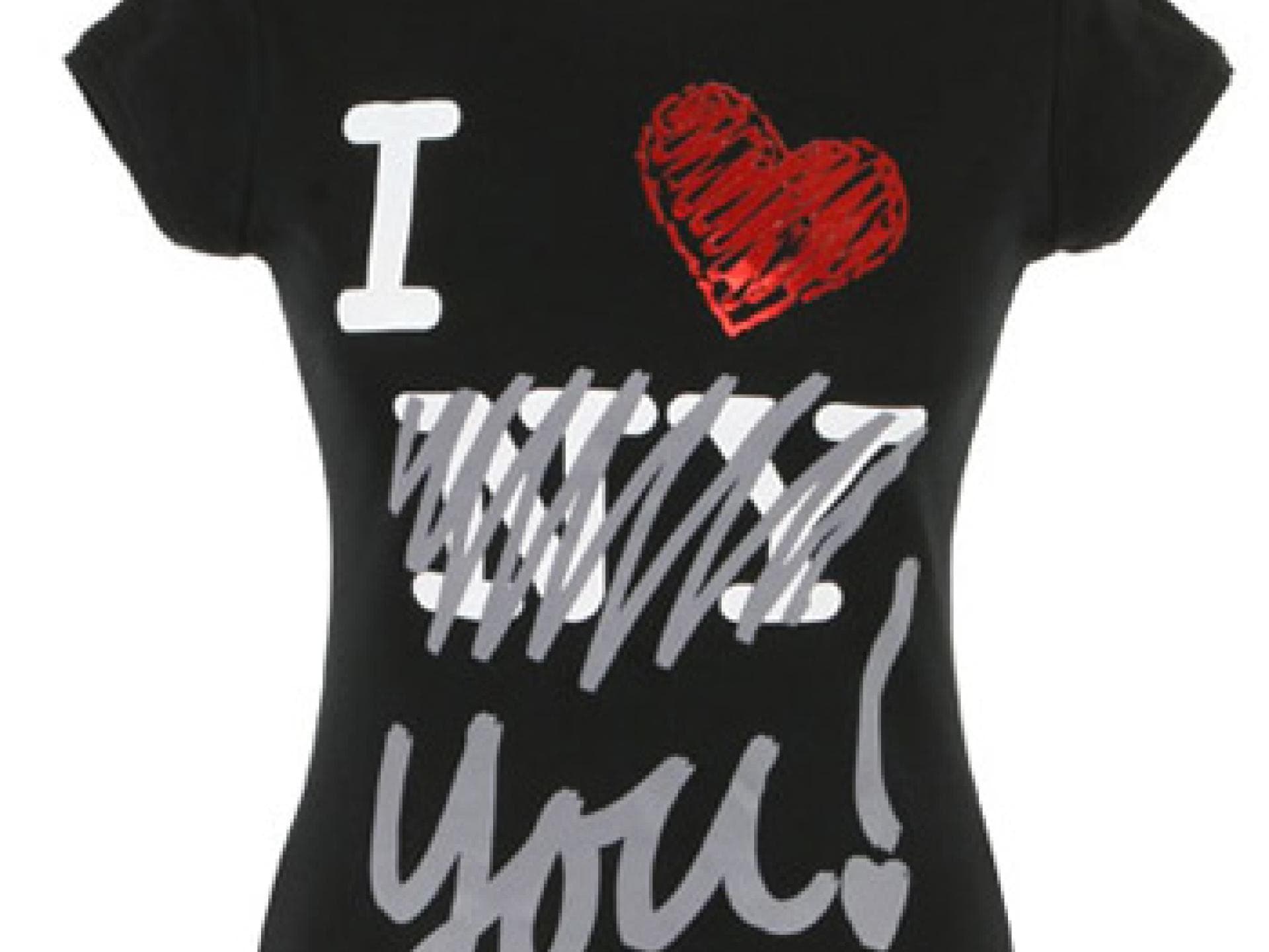 "I Love You" T-Shirt von Pimkie