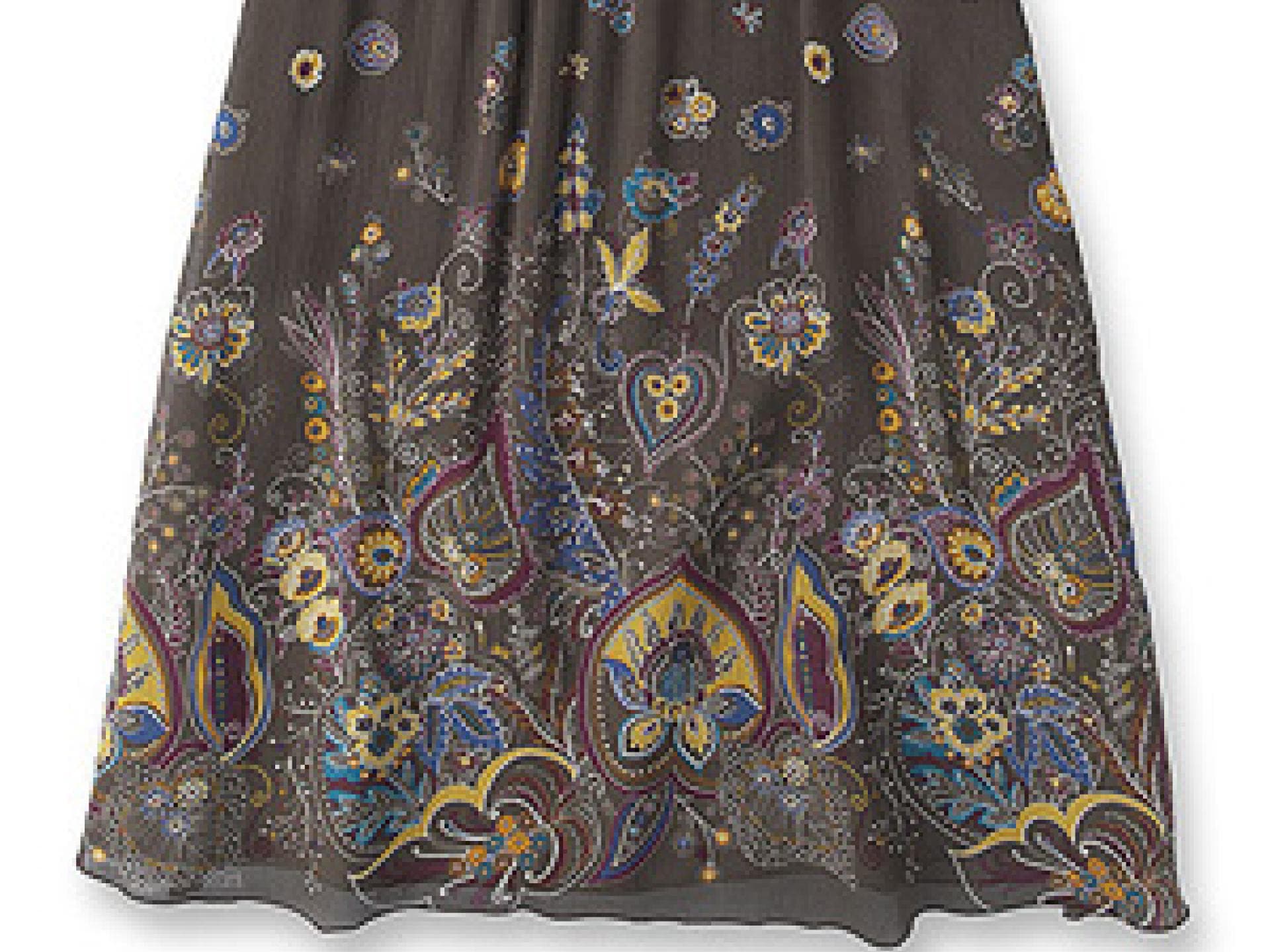 Seidenkleid mit Blumen-Design von Esprit