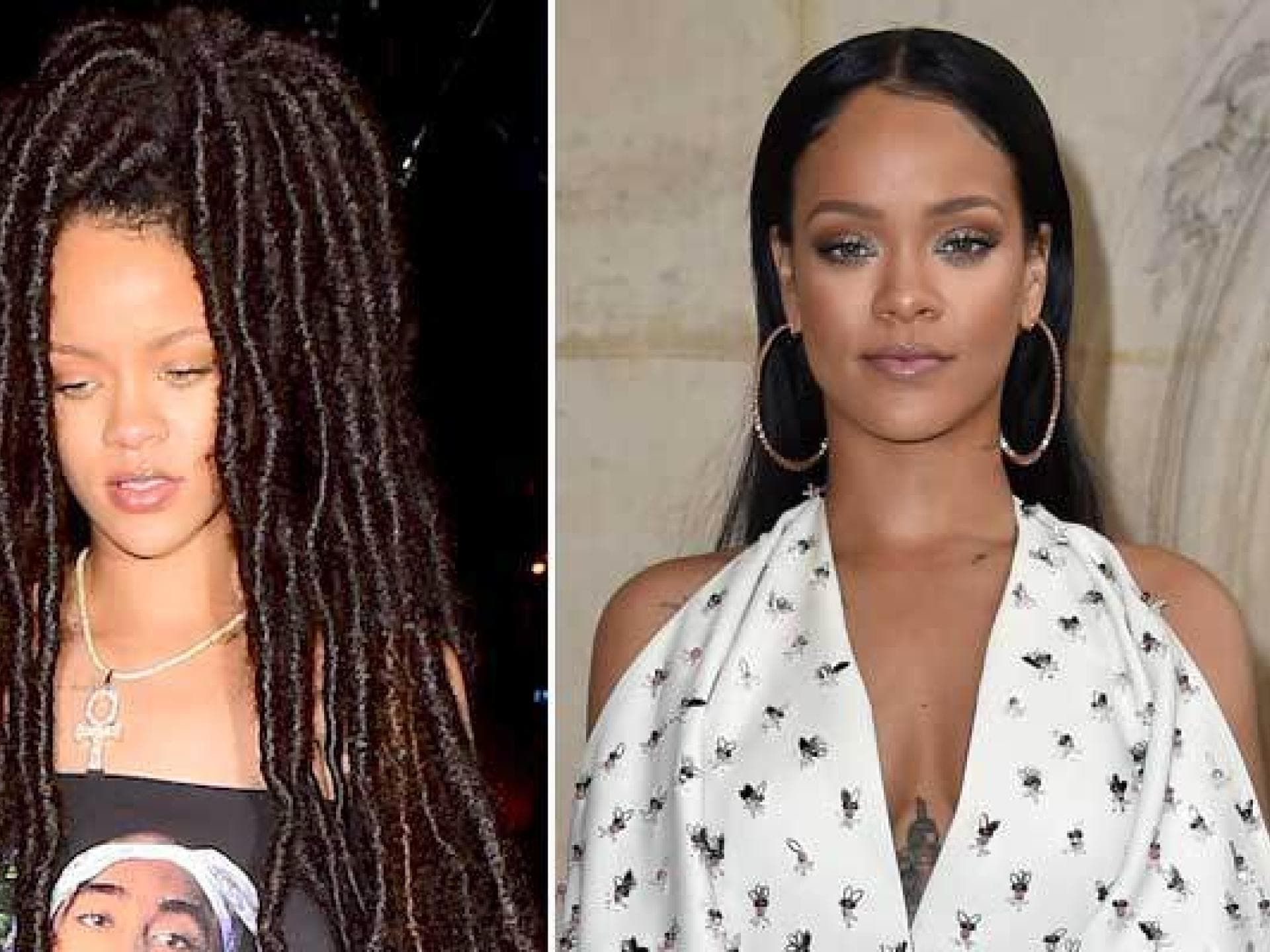Rihanna: Dreadlocks oder glatte Haare?