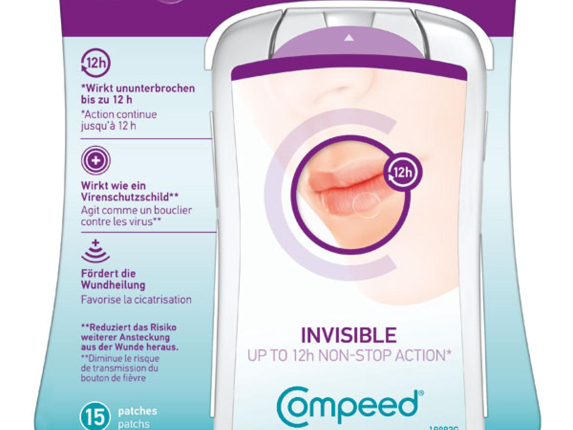 Compeed Herpesbläschen-Patch Invisible Compeed Herpesbläschen-Patch Invisible
