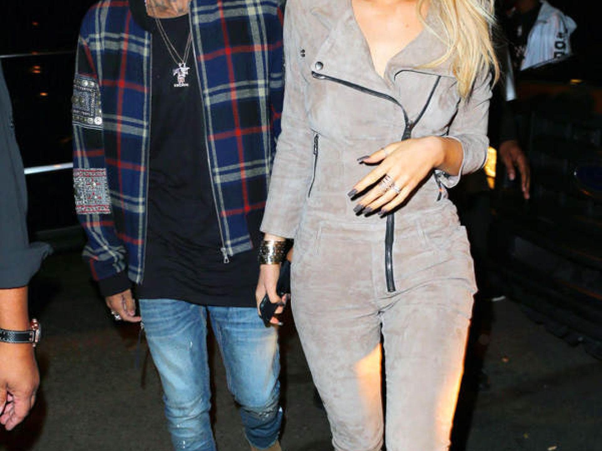 Kylie Jenner: Wildleder-Overall