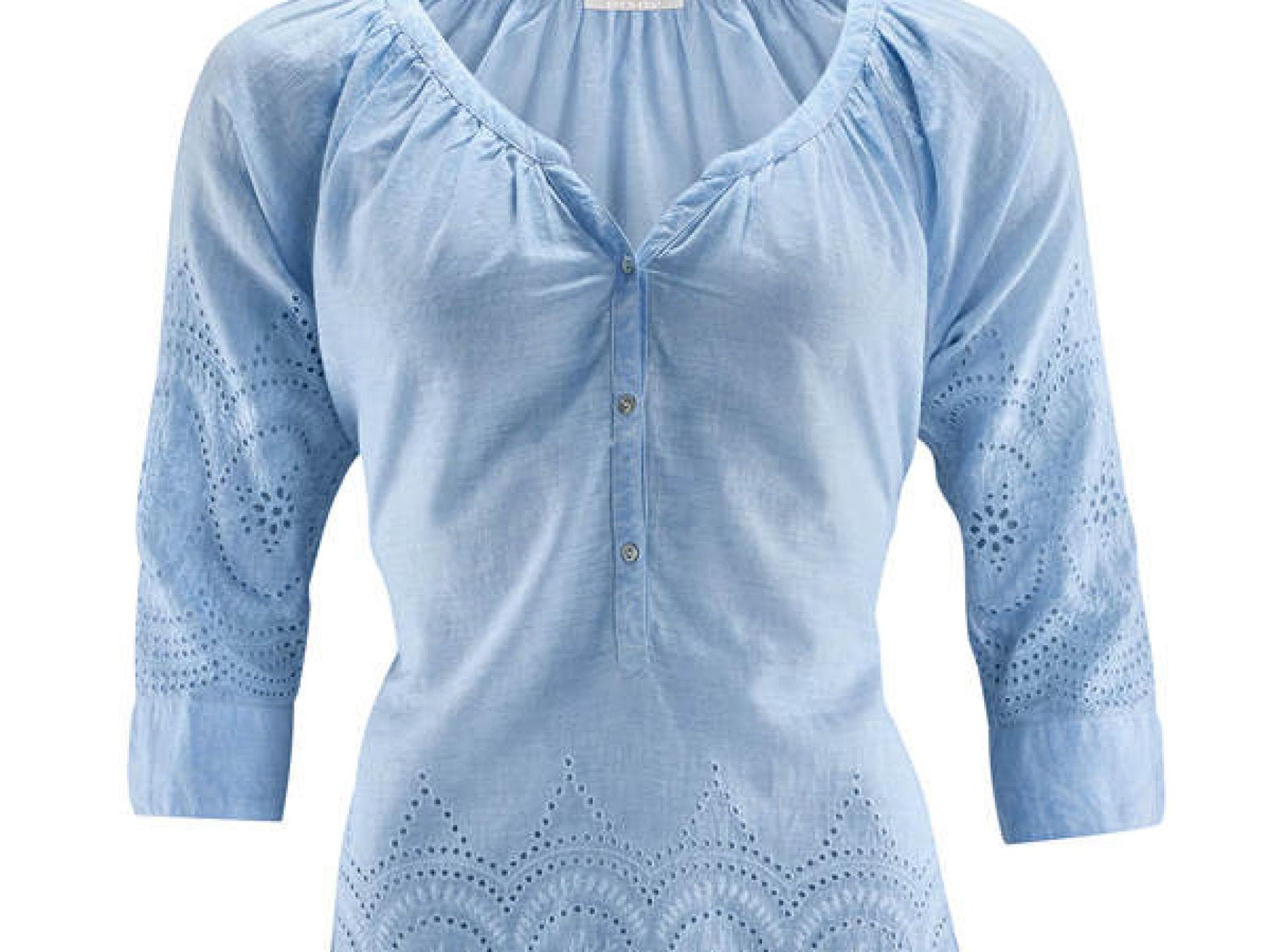 Blaue Bluse von Orsay