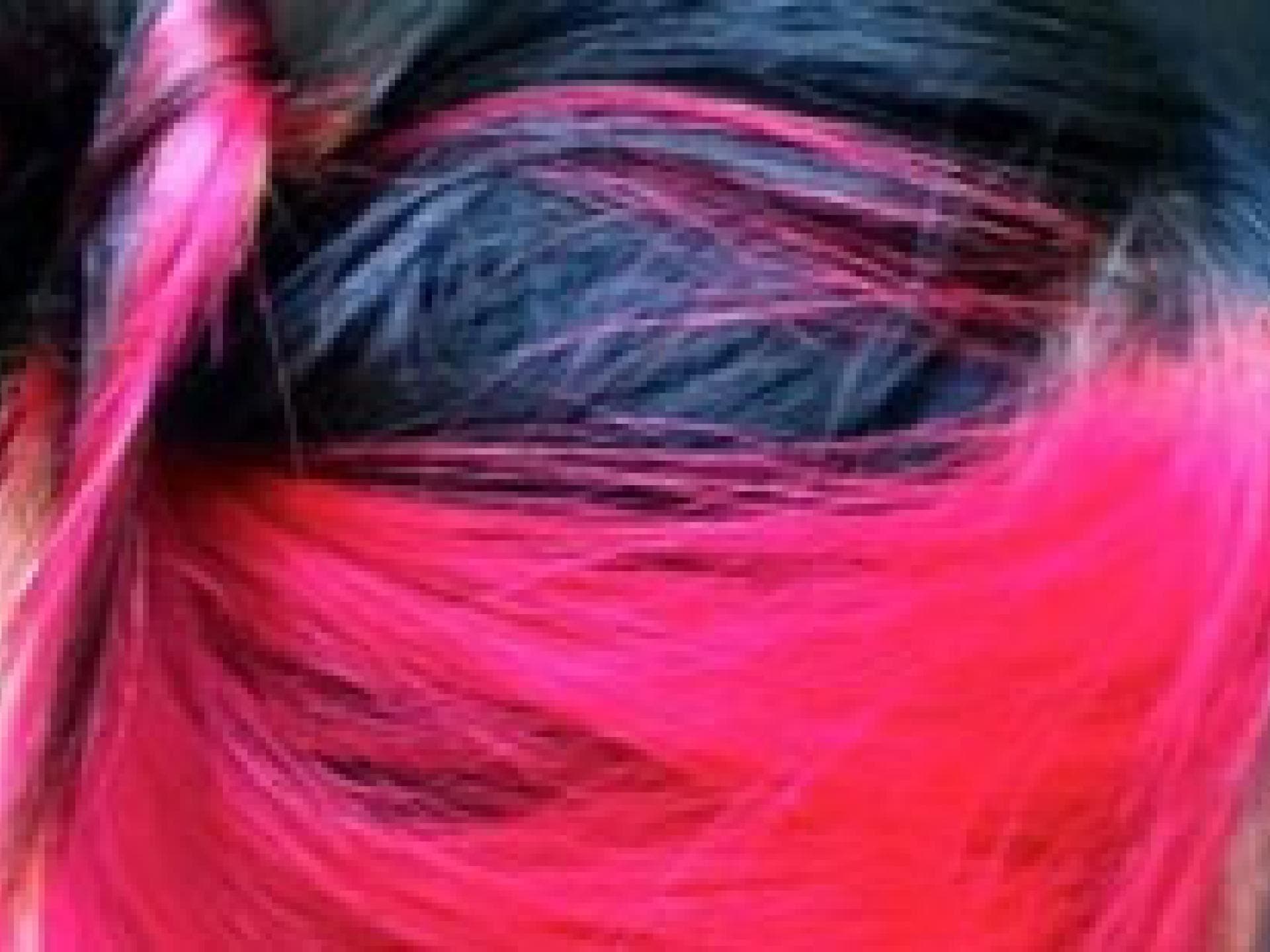 Color Block Hair in krassen Farben Color Block Hair in krassen Farben