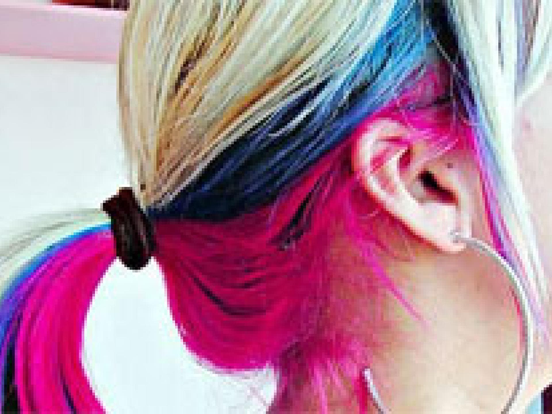 Color Block Strähnchen Color Block Strähnchen