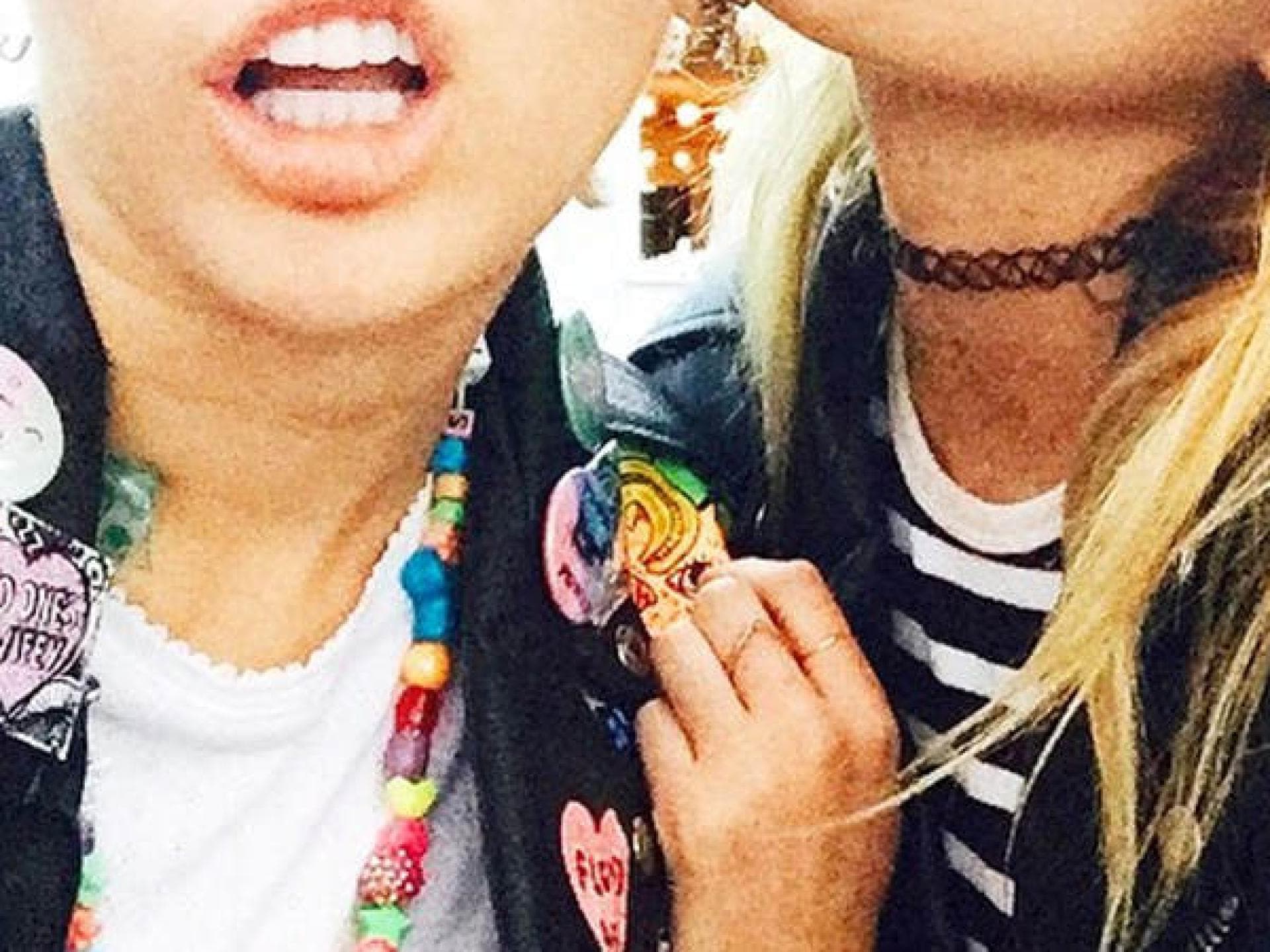 Miley Cyrus & Stella Maxwell Miley Cyrus & Stella Maxwell