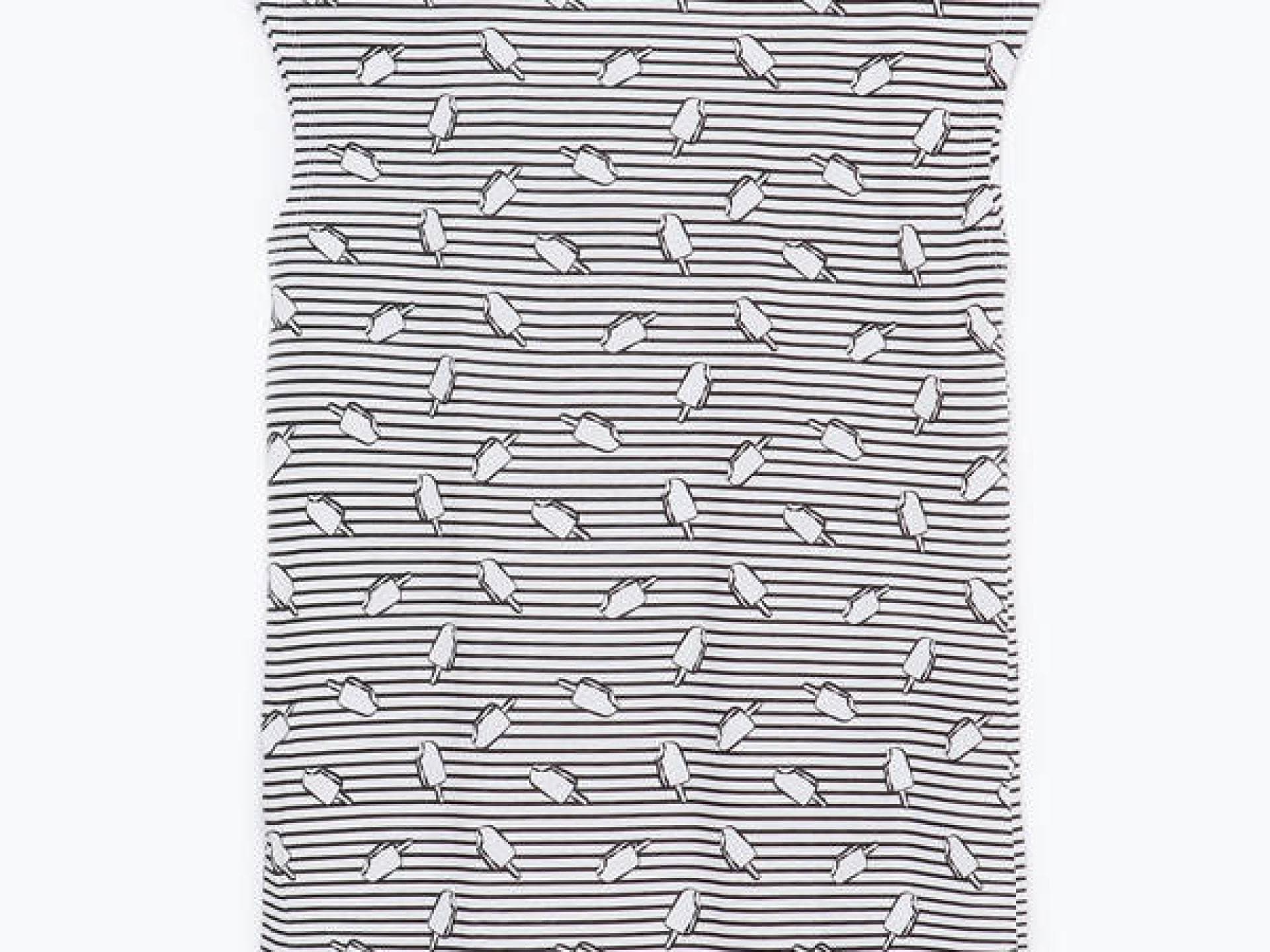 T-Shirt mit Streifen und Eis von Zara