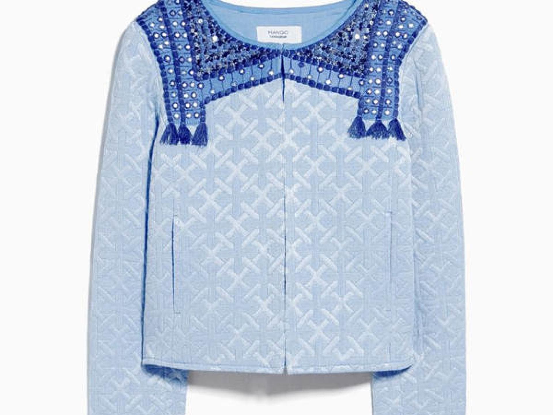 Bestickte Jacke von Mango