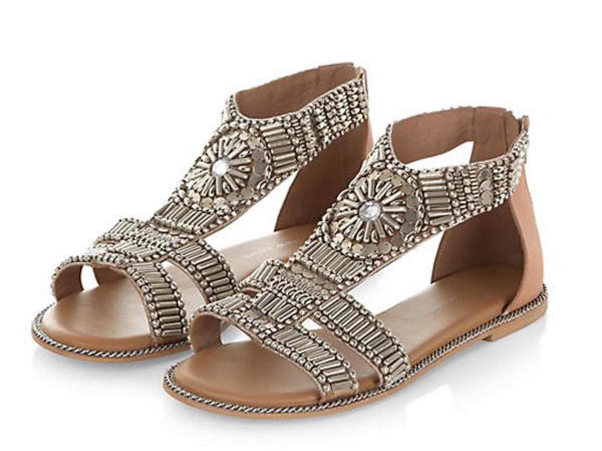 Glitzer-Sandalen von Newlook