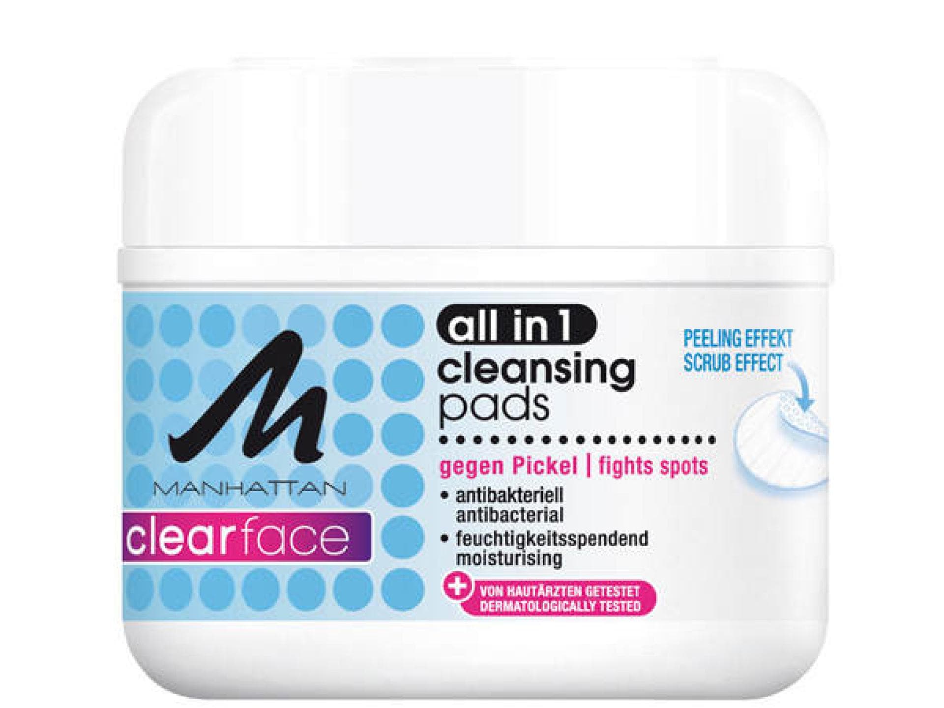 Manhattan all in 1 cleansing pads