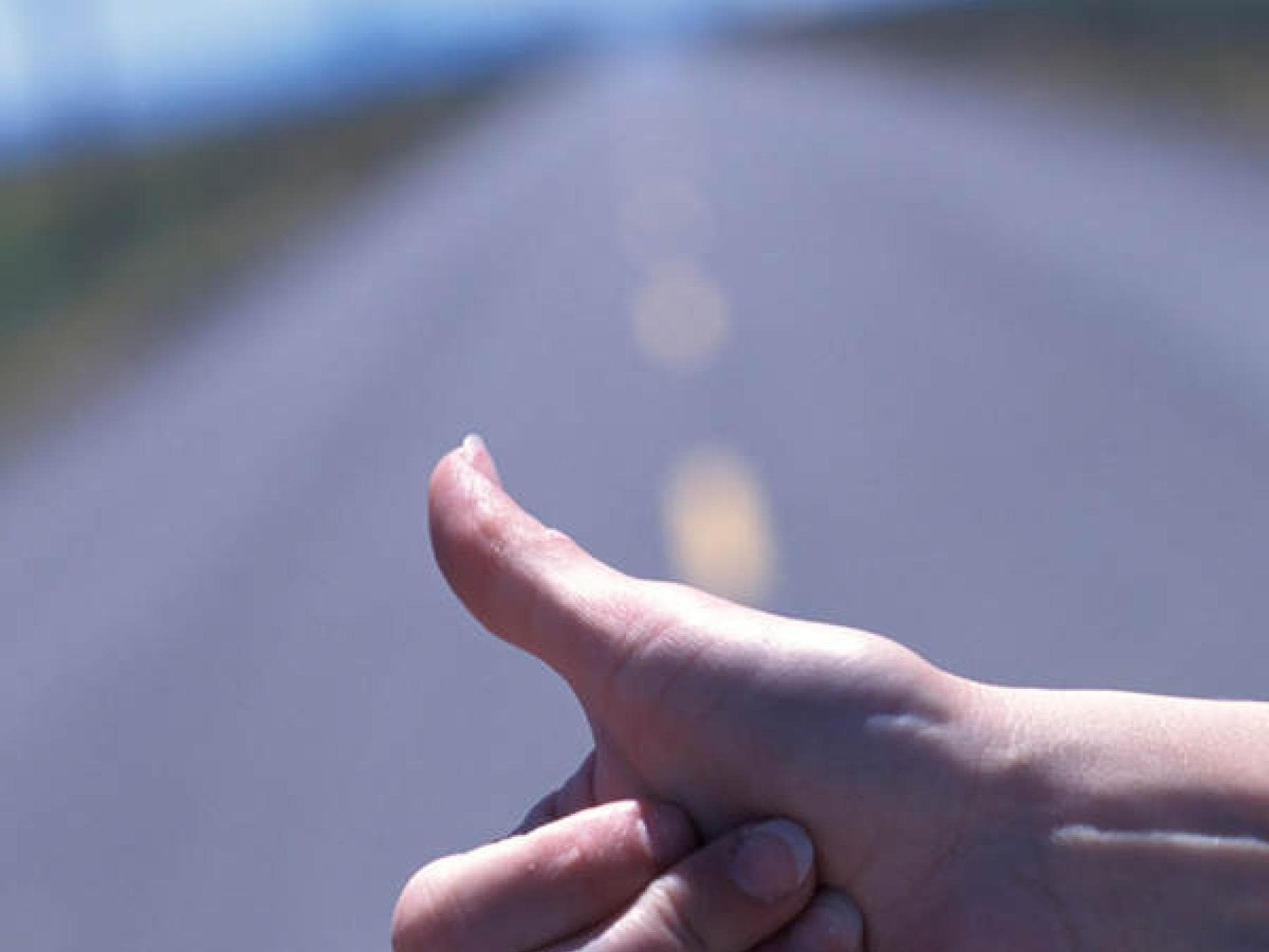 Per Anhalter mitfahren