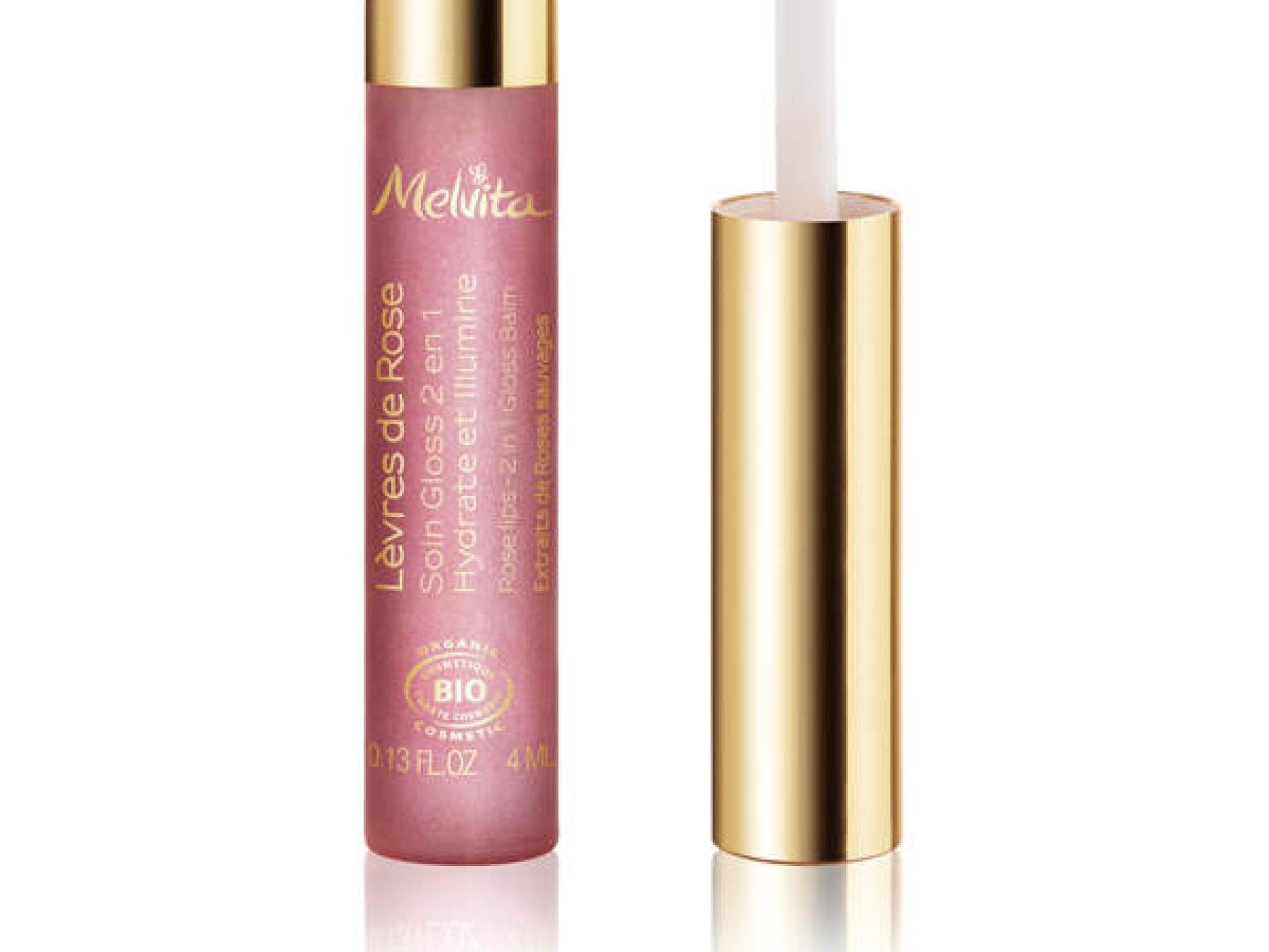 Rosenlippen 2-in-1-Lipgloss von Melvita