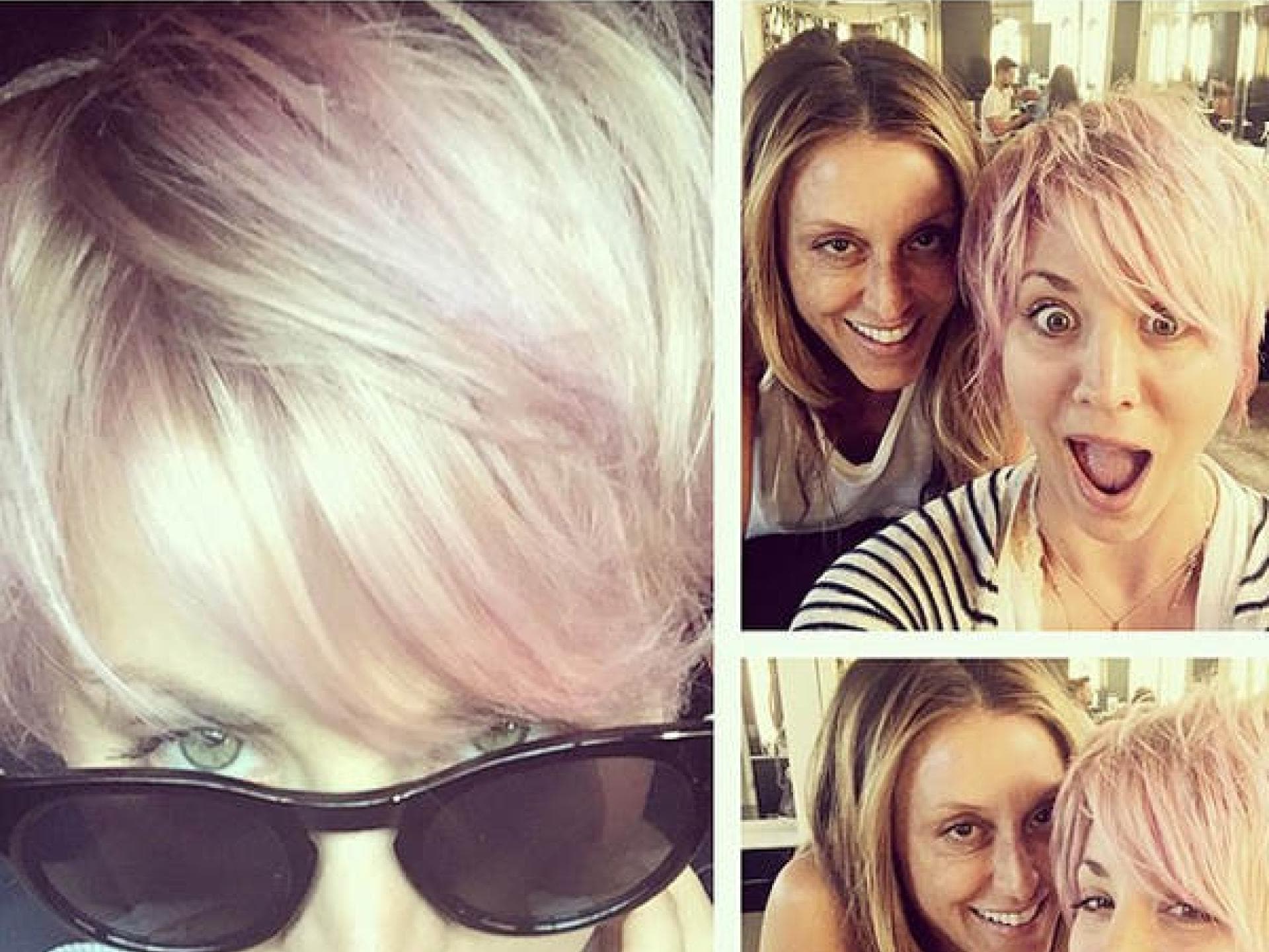 Kaley Cuoco: Haare in Rosa Kaley Cuoco: Haare in Rosa