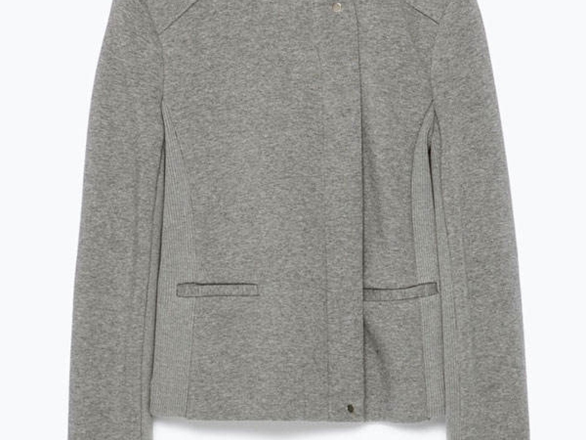 Graue Jacke von Zara