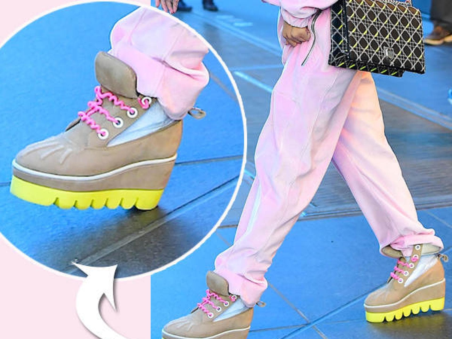 Rihanna: Wedge-Boots