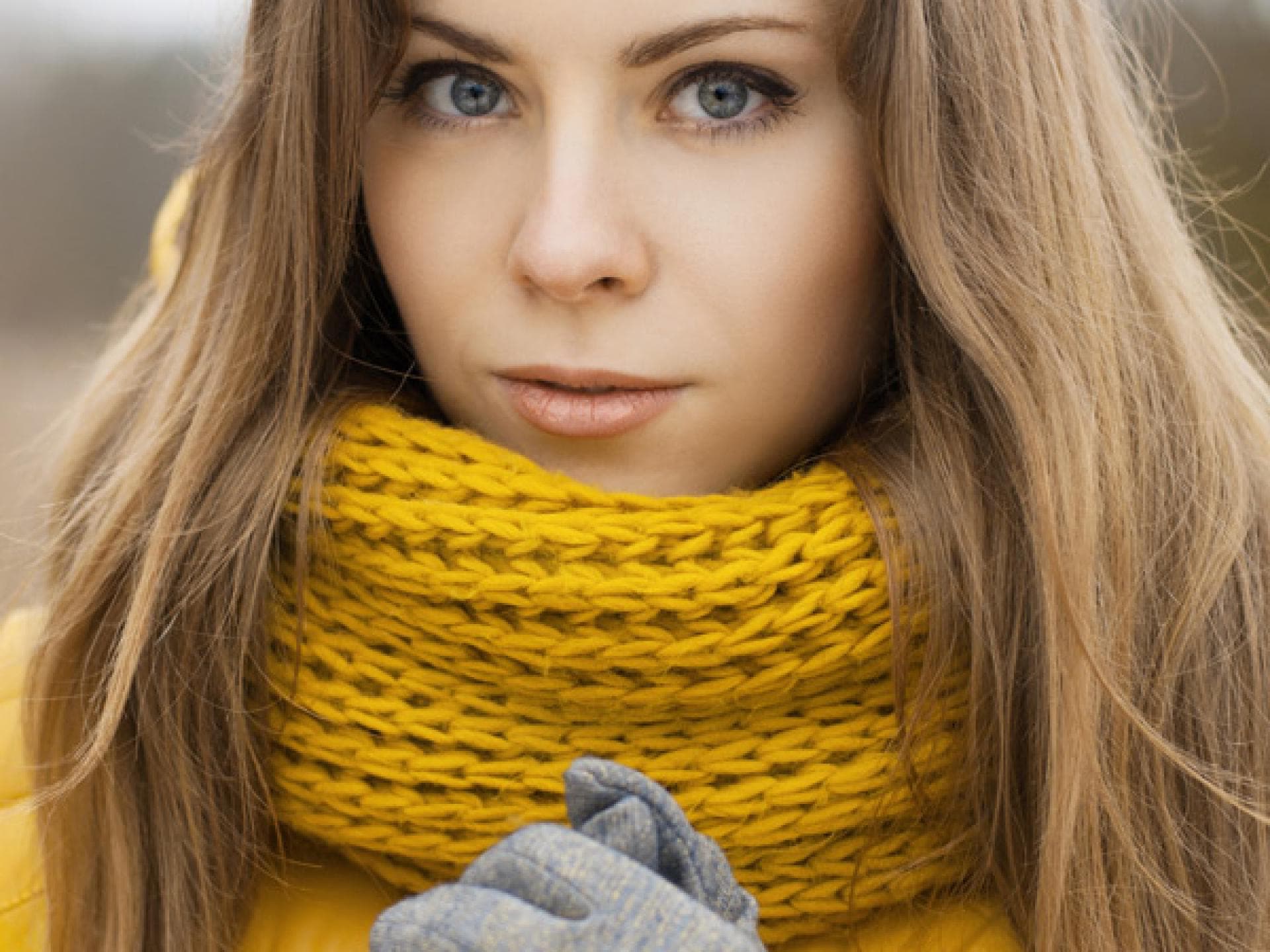 Trockene Haare im Winter