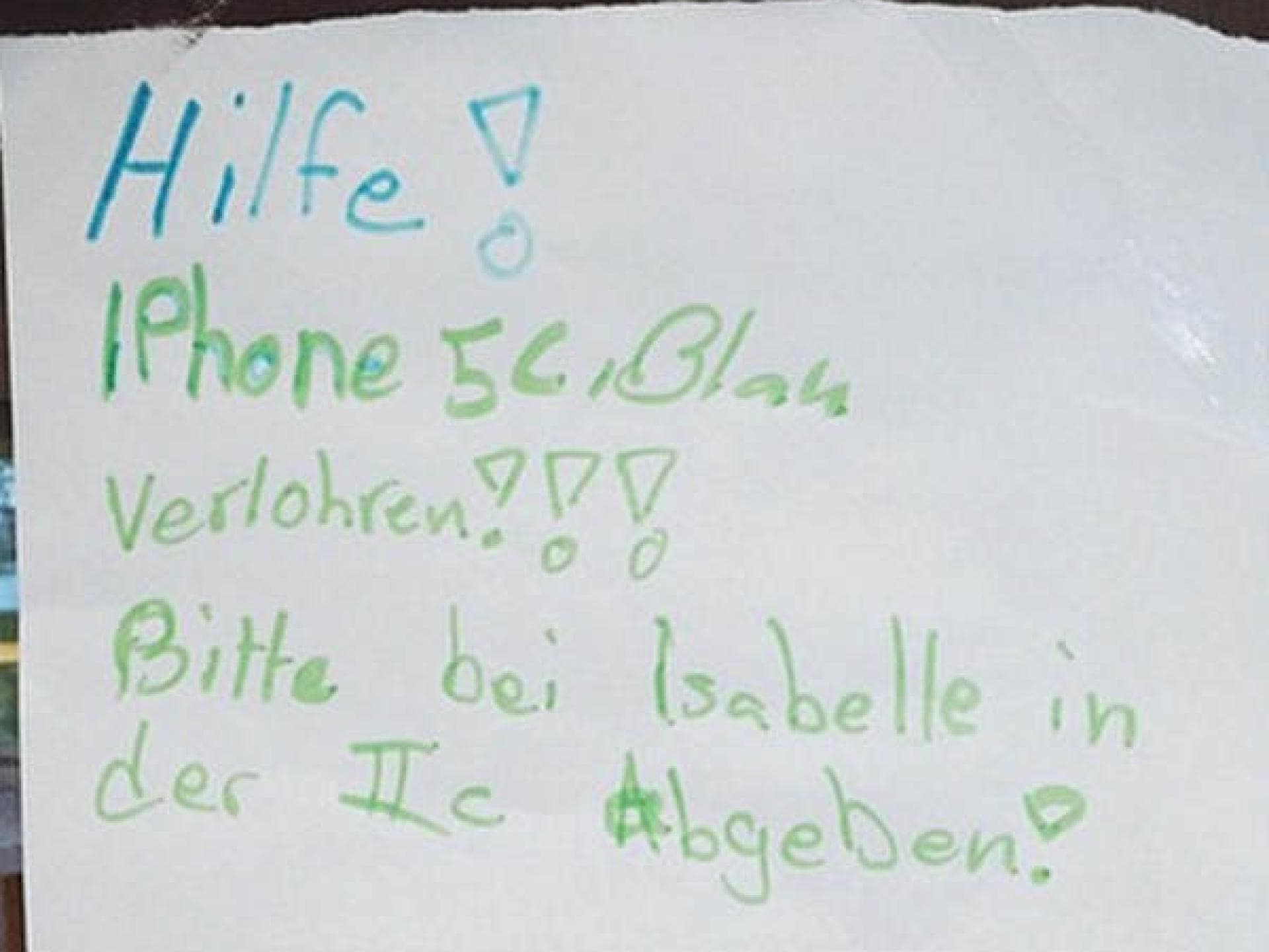 Handy verloren Handy verloren