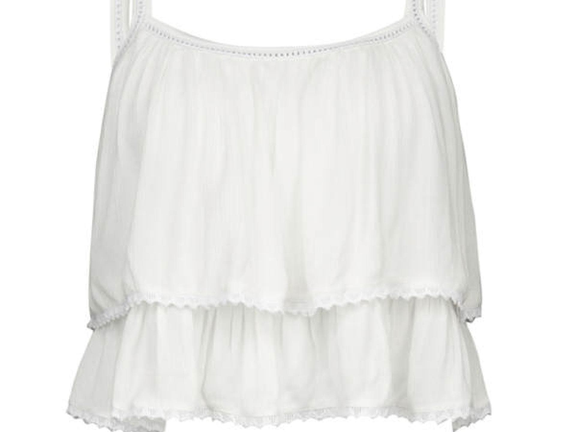 Weißes Crop Top von New Yorker