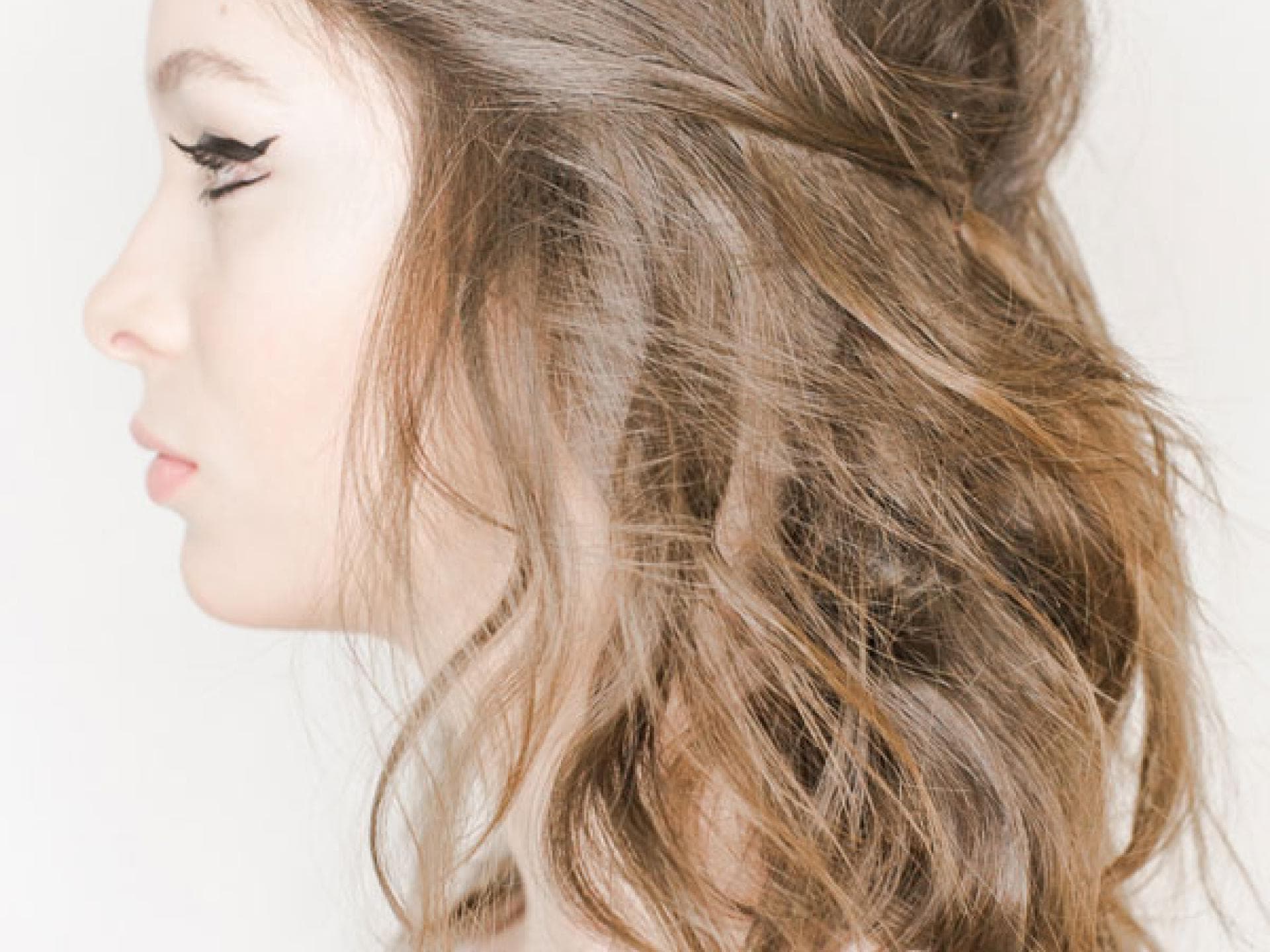 Undone Look mit Locken