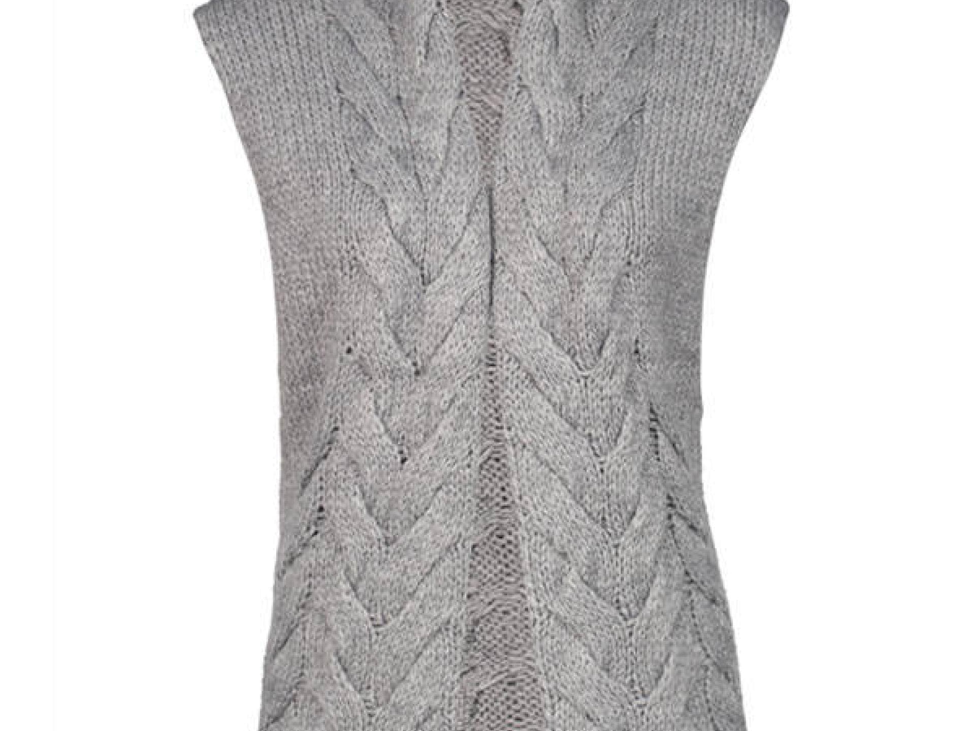 Graue Weste von New Yorker