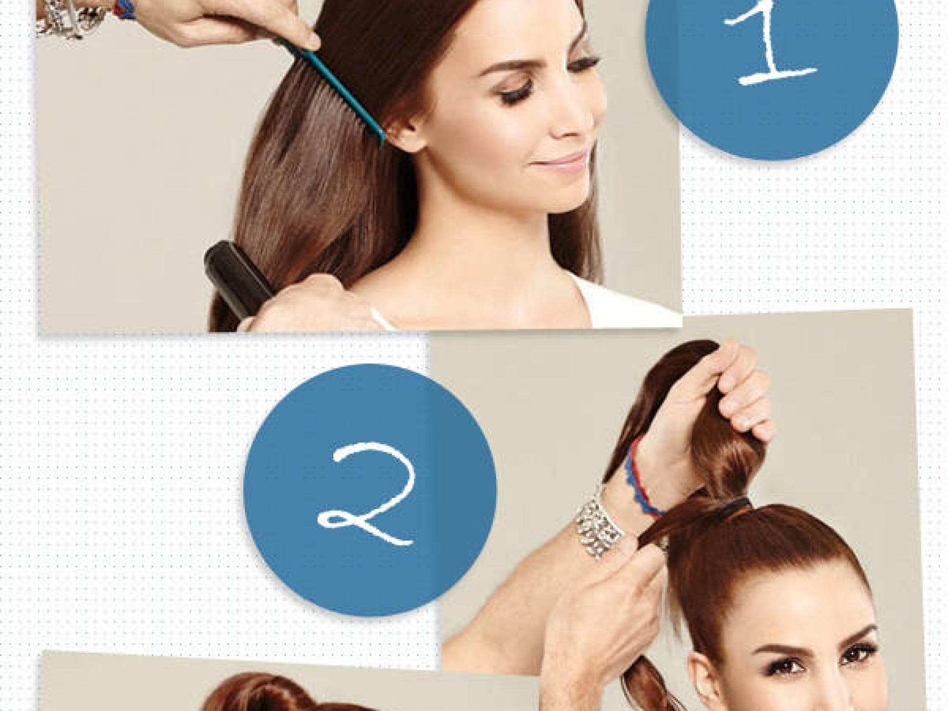 Twisted Ponytail selber machen mit Anleitung Twisted Ponytail selber machen mit Anleitung