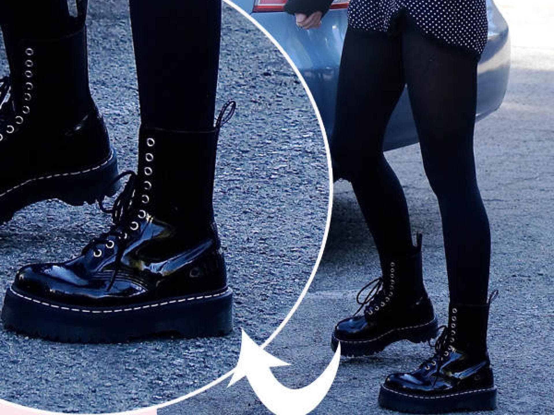 Miley Cyrus: Plateau-Doc-Martens