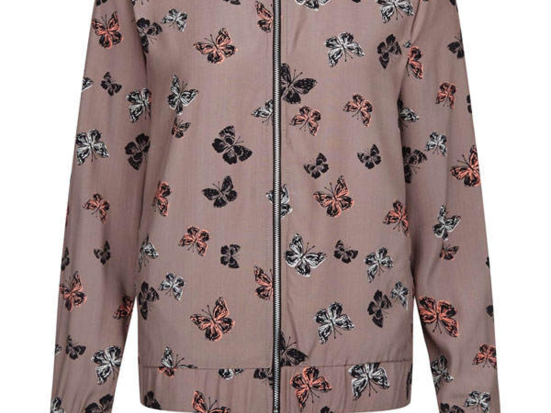 Fliegerjacke mit Schmetterlingen von New Look