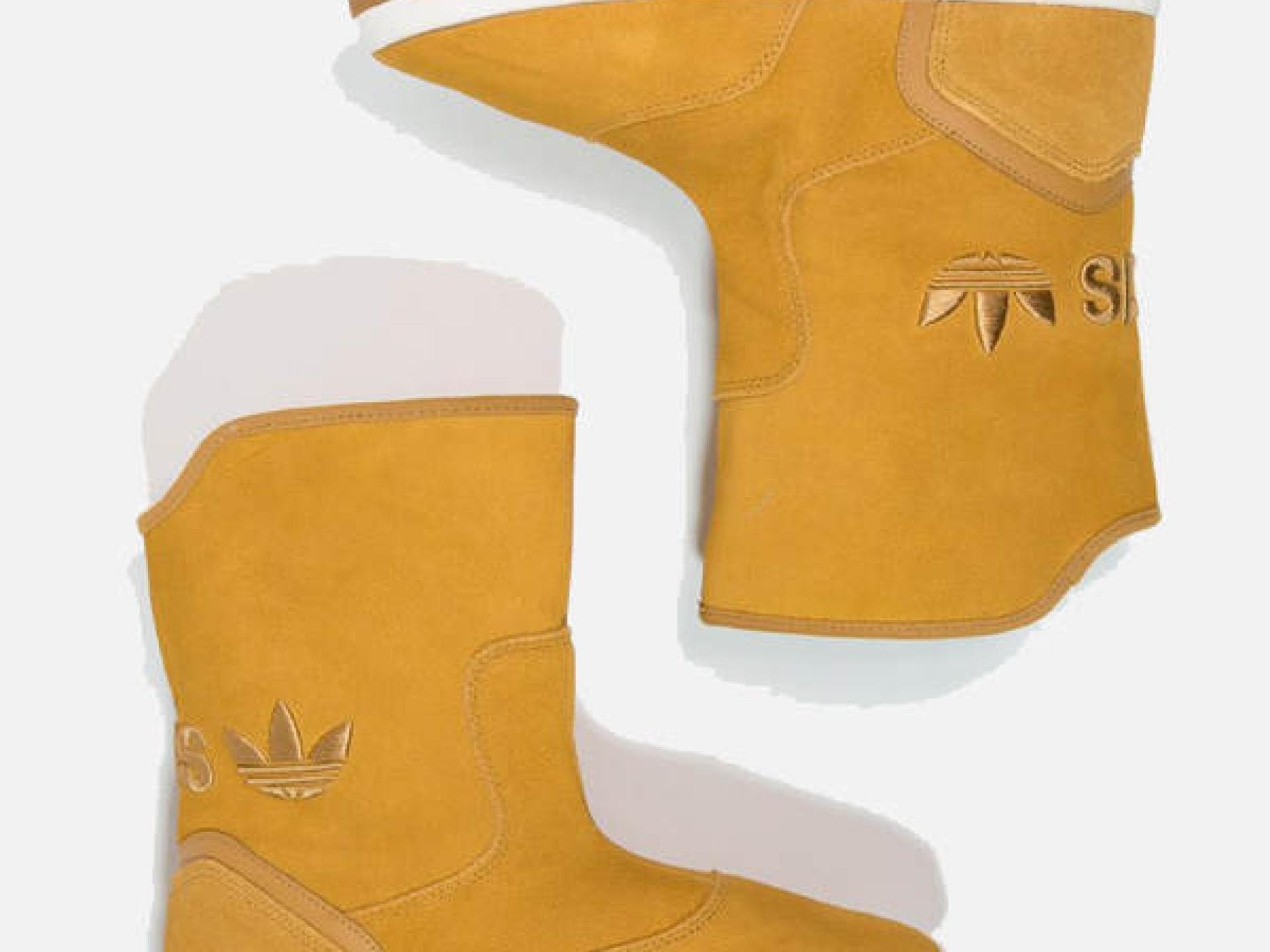 Gelbe Winterboots von adidas