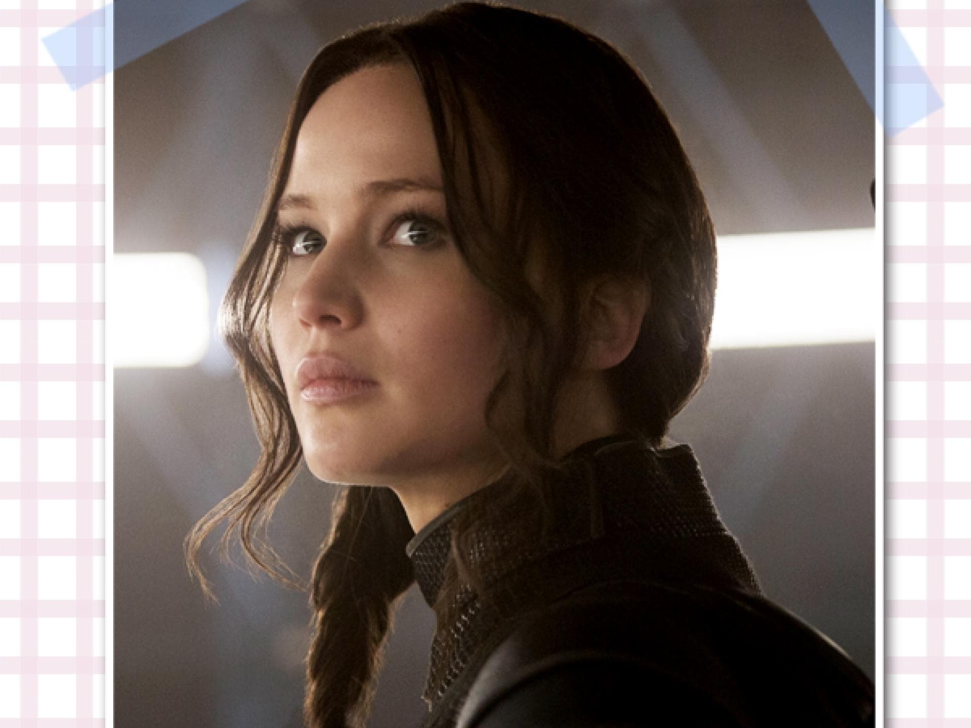 Katniss-Zopf von Jennifer Lawrence