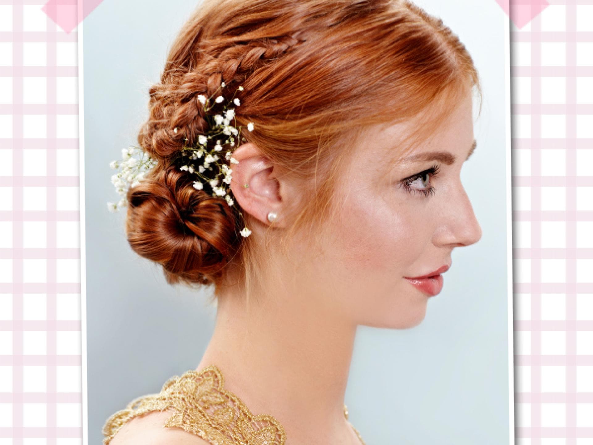 Festliche Flechtfrisur: Step 3