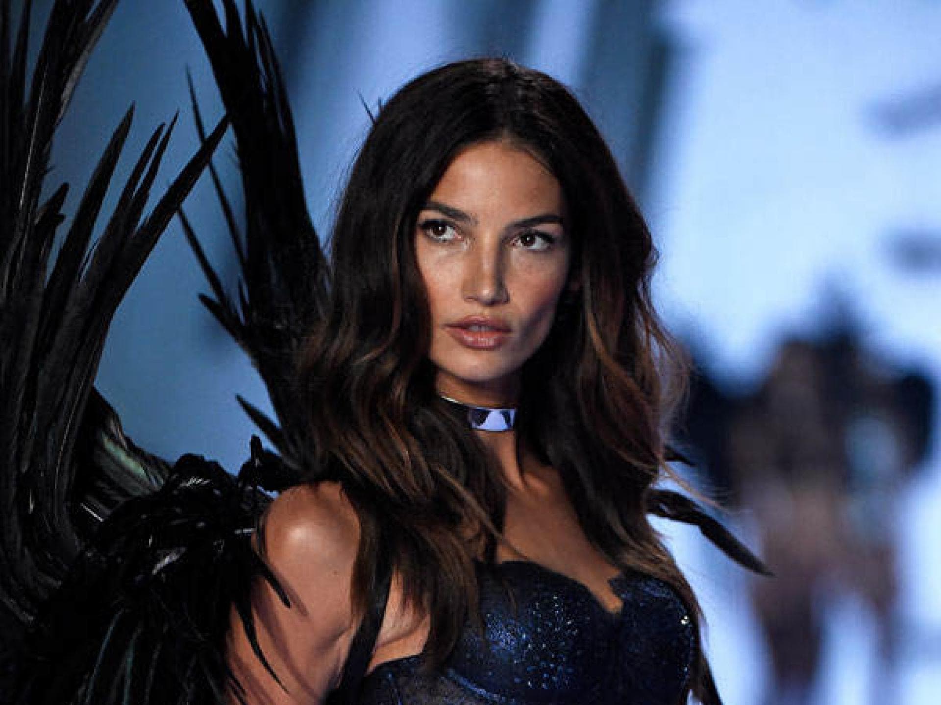 Lily Aldrige bei Victoria's Secret 2014