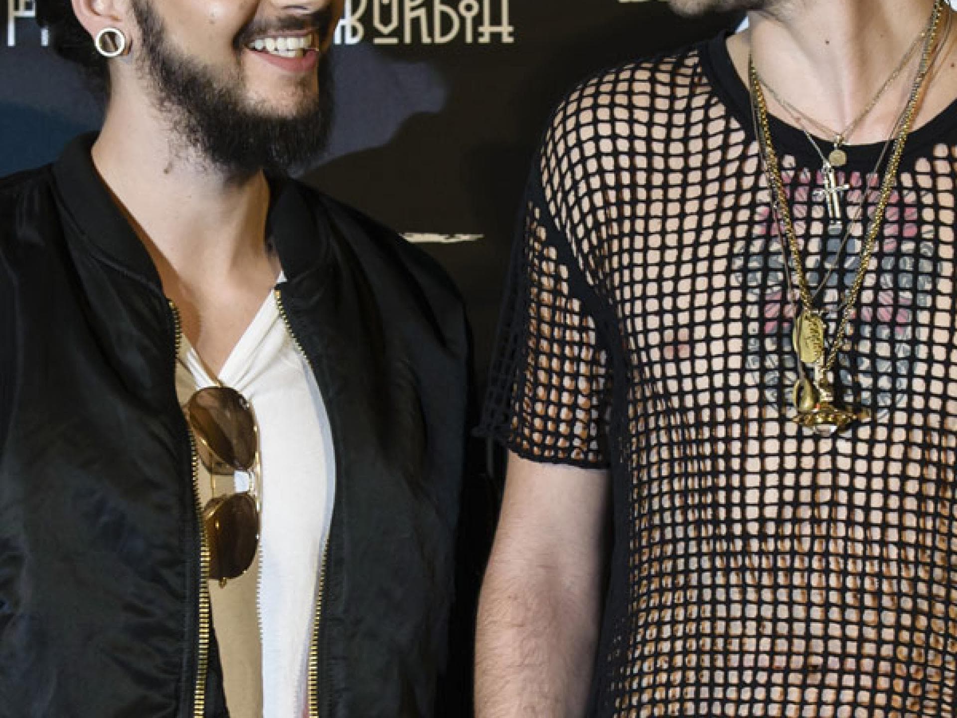 Tom & Bill Kaulitz mit Gel-Frisur