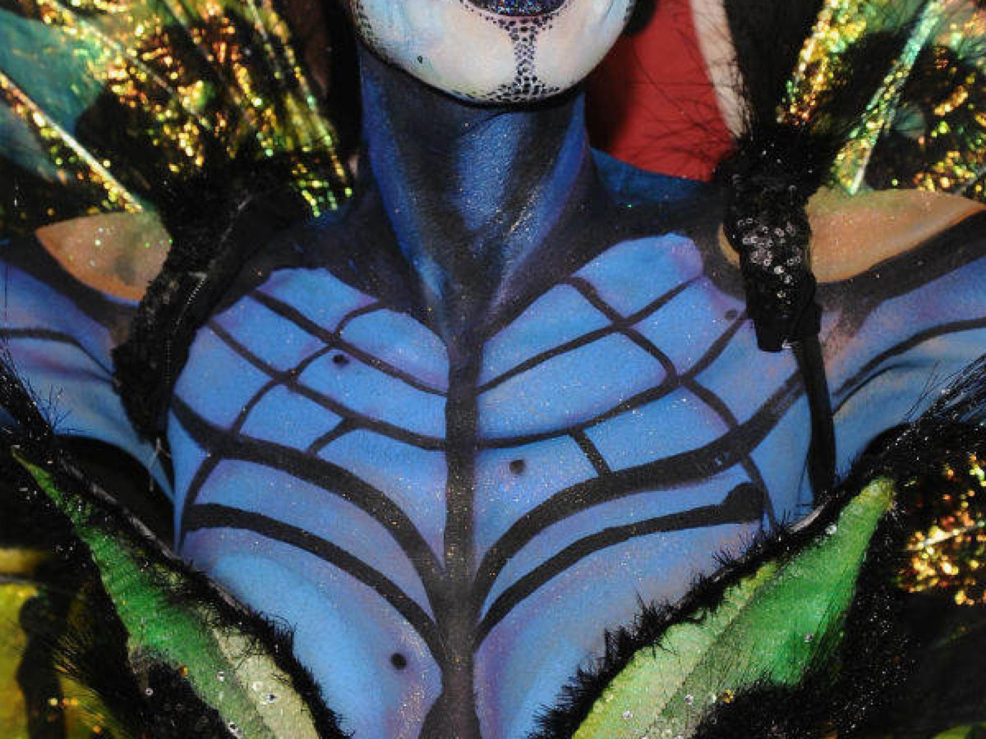 Heidi Klum als Schmetterling Heidi Klum als Schmetterling