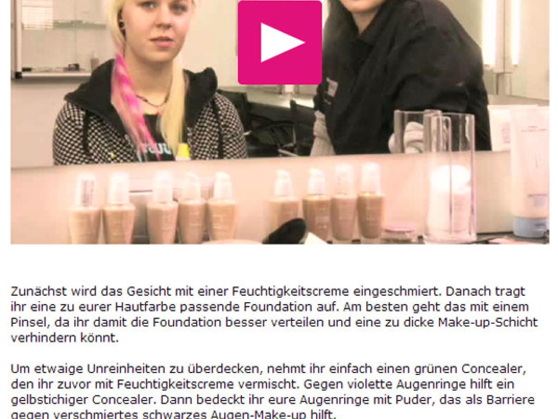 Smokey Eyes schminken mit Anleitung Smokey Eyes schminken mit Anleitung