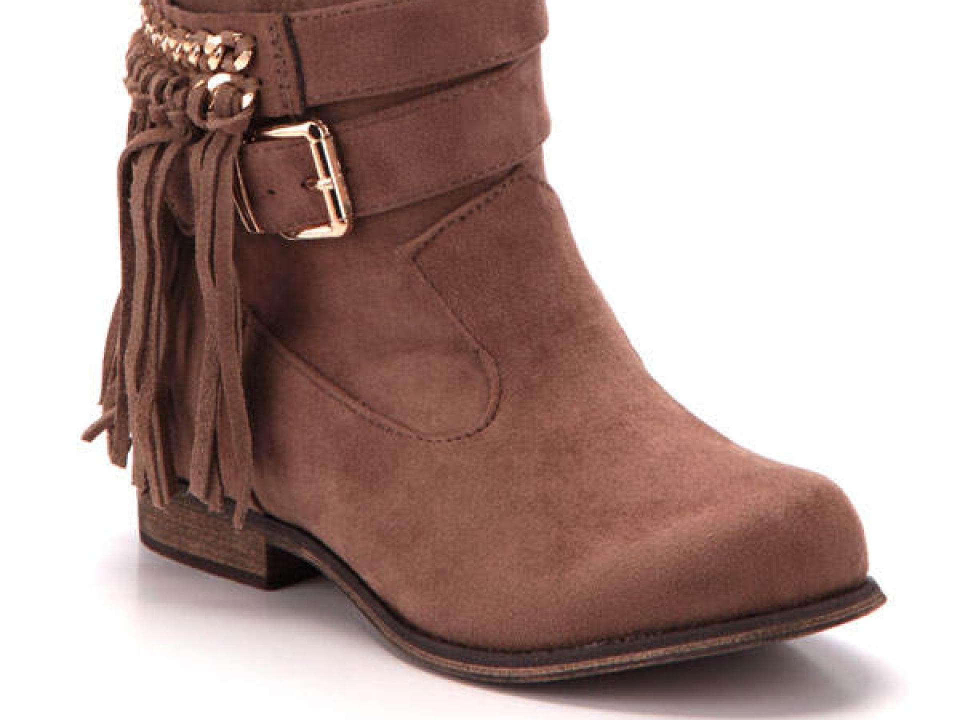 Stiefel mit Fransen von Schuhtempel24