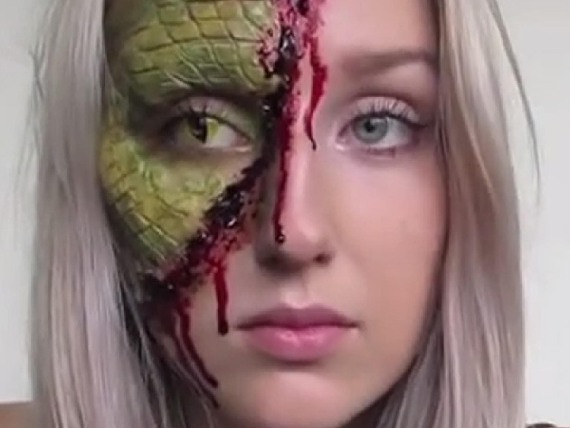 Schmink-Tutorial: Reptil