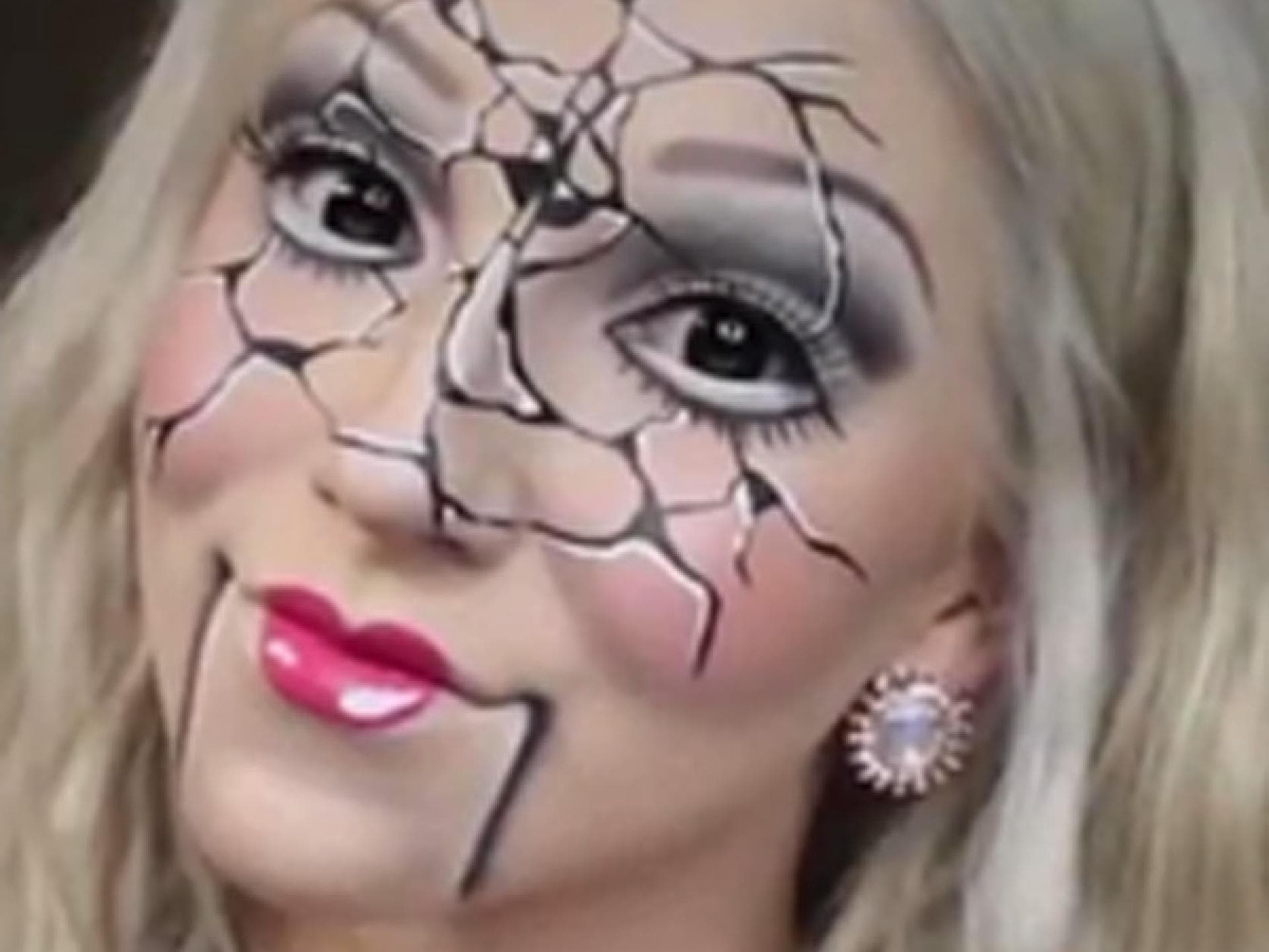 Schmink-Tutorial: Zersplitterte Puppe