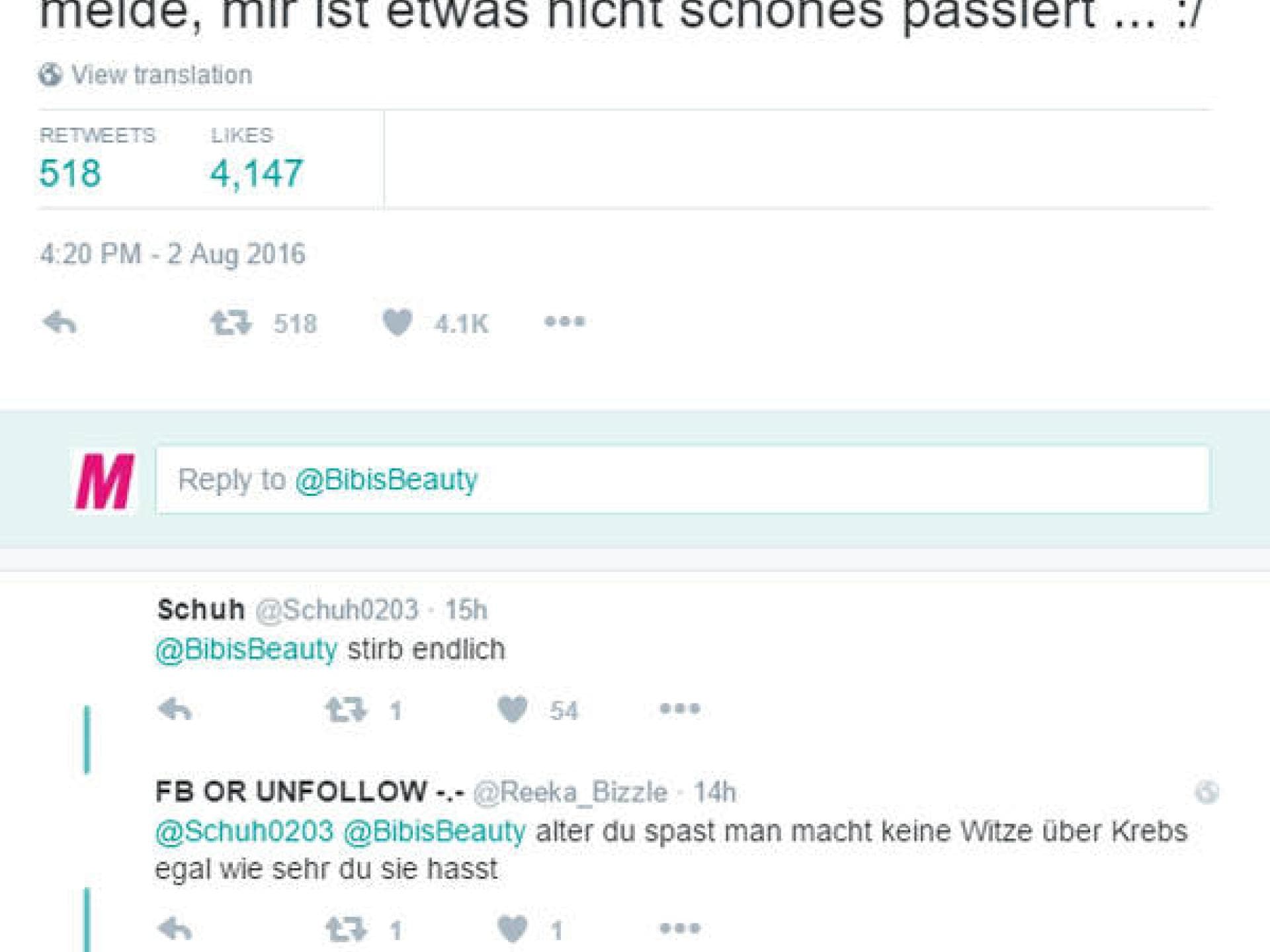 Bibi über ihre "Krankheit" Bibi über ihre "Krankheit"